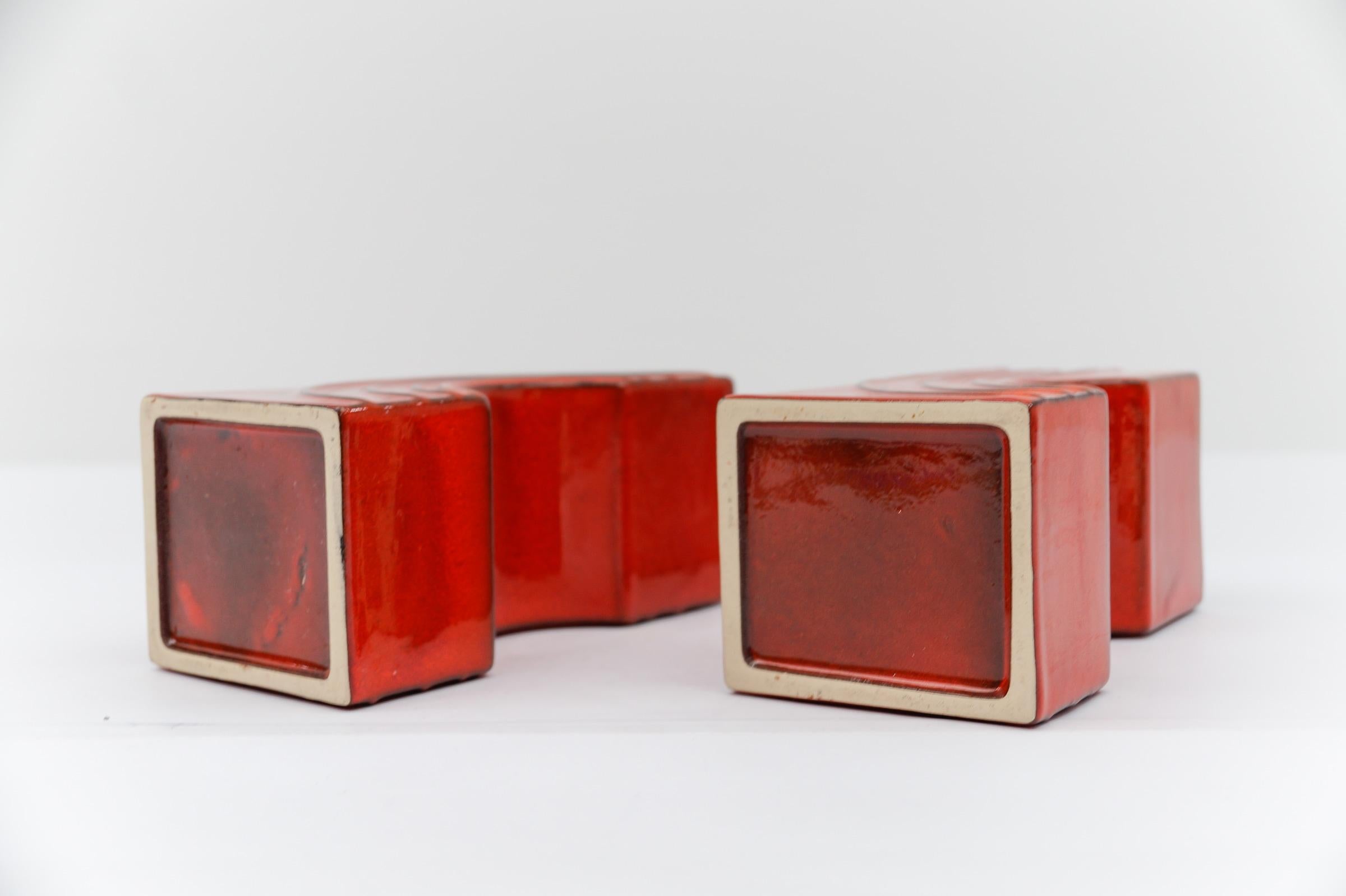 Juego de 2 jarrones de cerámica 