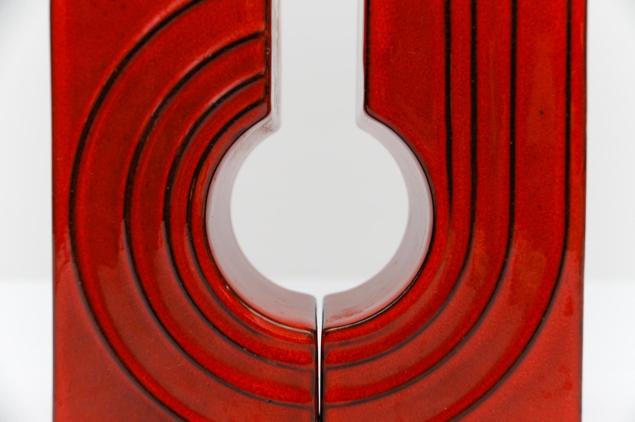 Juego de 2 jarrones de cerámica 