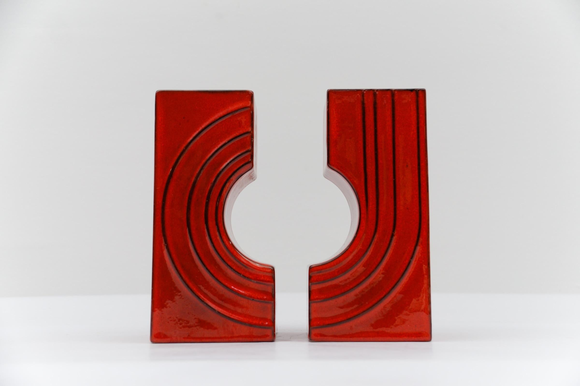 Juego de 2 jarrones de cerámica 