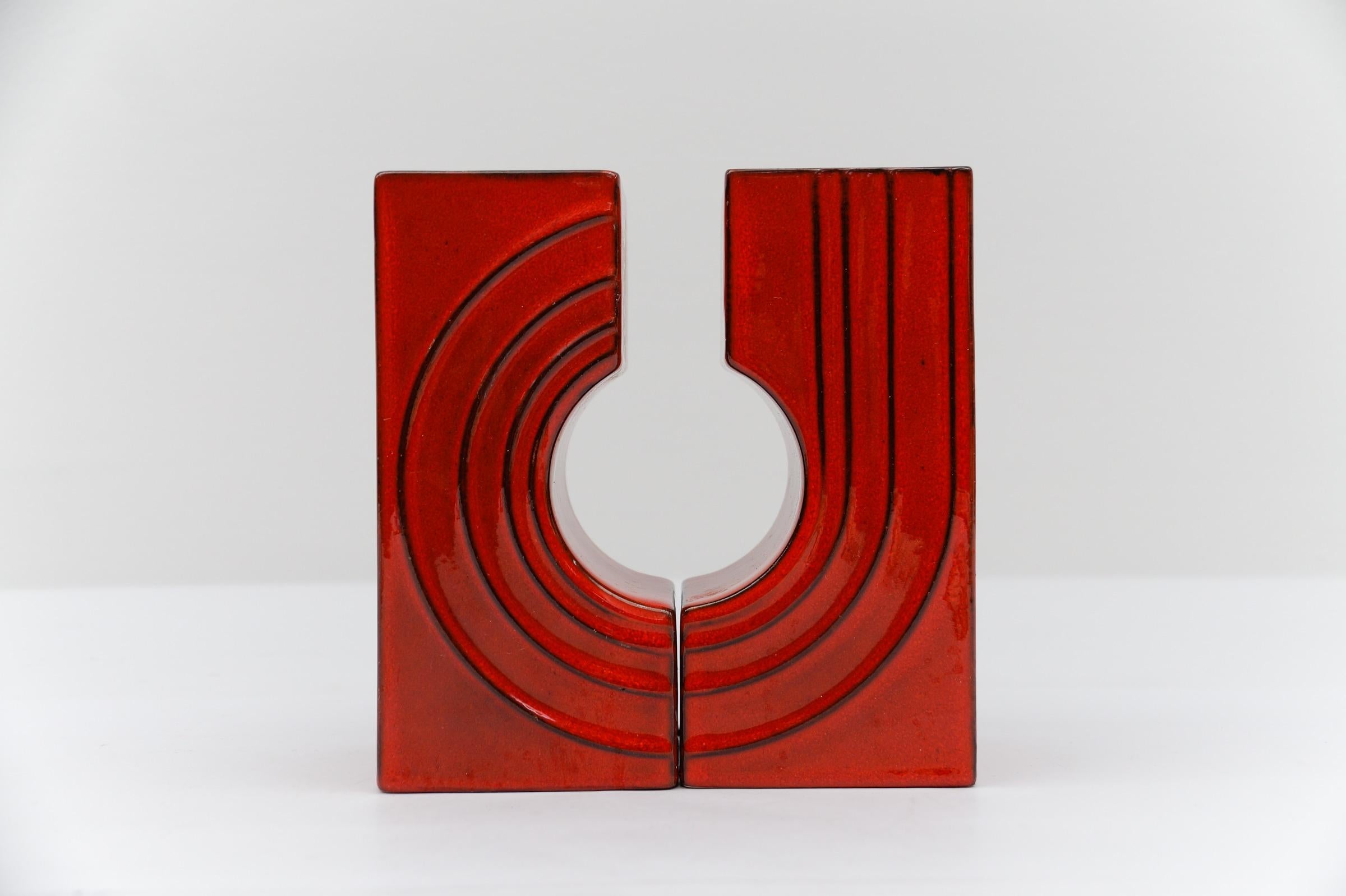 Juego de 2 jarrones de cerámica 