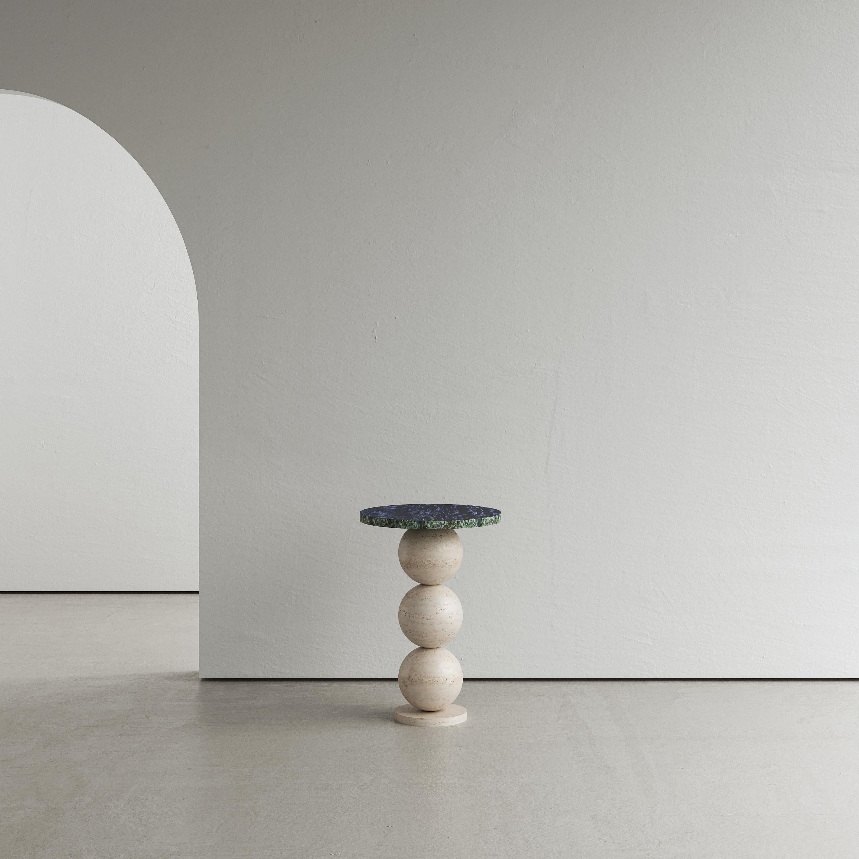 Post-Modern Set of 2 Dança and Boneca Side Tables by Gabriela Campos For Sale