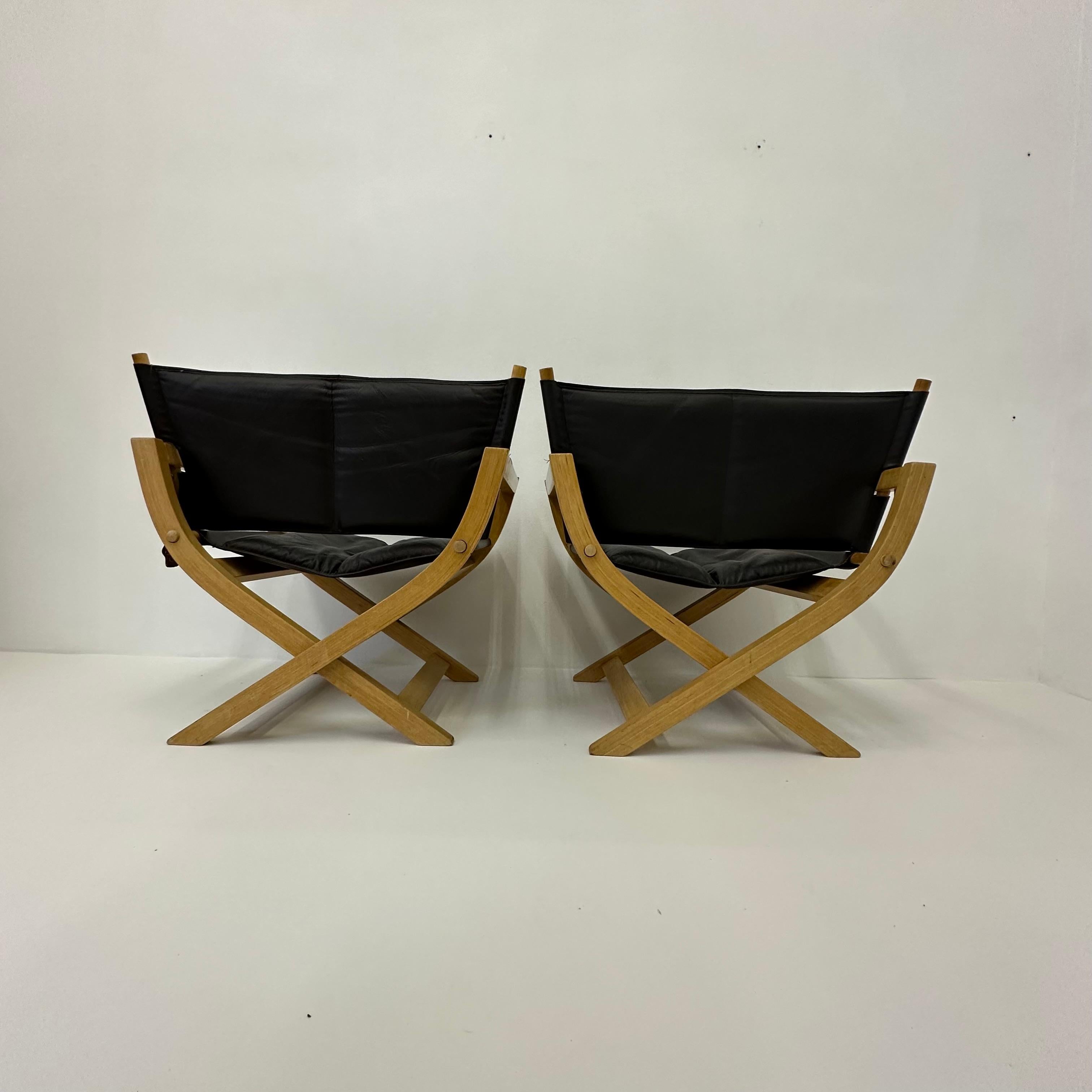 Ensemble de 2 chaises pliantes danoises par Foldes, années 1970 en vente 7