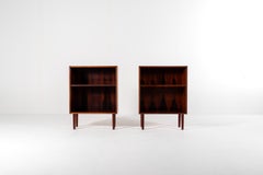 Set of 2 Danish Mid Century Rosewood Cabinet