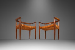 Set of 2 Danish Model 113 Oak Armchairs by Nanna Ditzel, Denmark, c. 1950's