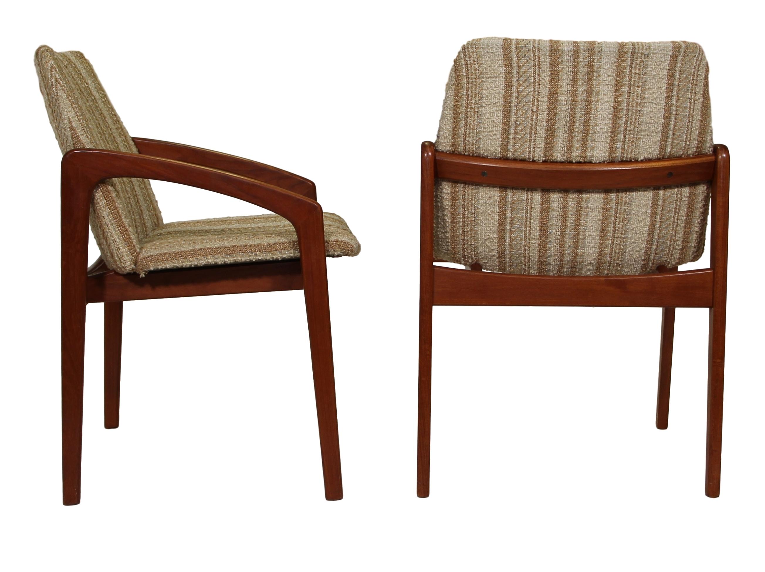 20th Century Set of 2 Danish Modern Chairs by Kai Kristiansen