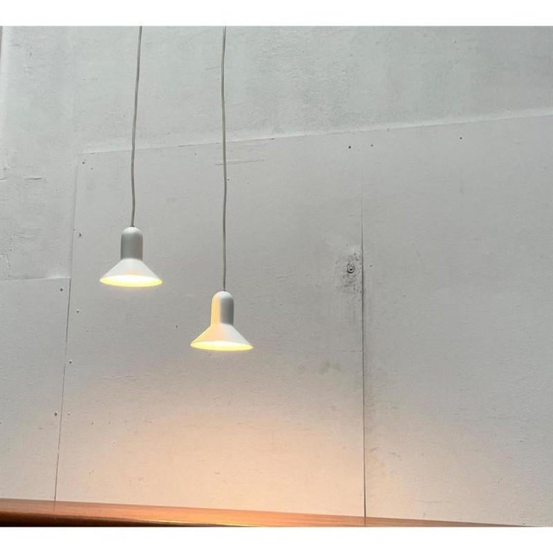 Set of 2 Danish Space Age Confetti Pendant Lamps by Bondrup & Thorup for Focus For Sale 7