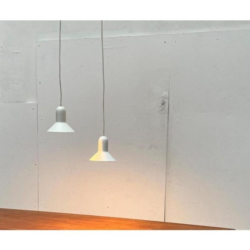Set of 2 Danish Space Age Confetti Pendant Lamps by Bondrup & Thorup for Focus For Sale 1