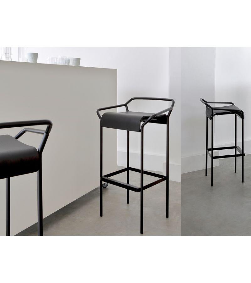 Lacquered Set of 2 DAO High Stools by Shin Azumi For Sale