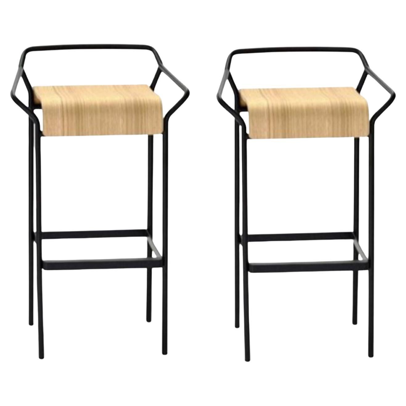 Set of 2 DAO High Stools by Shin Azumi For Sale