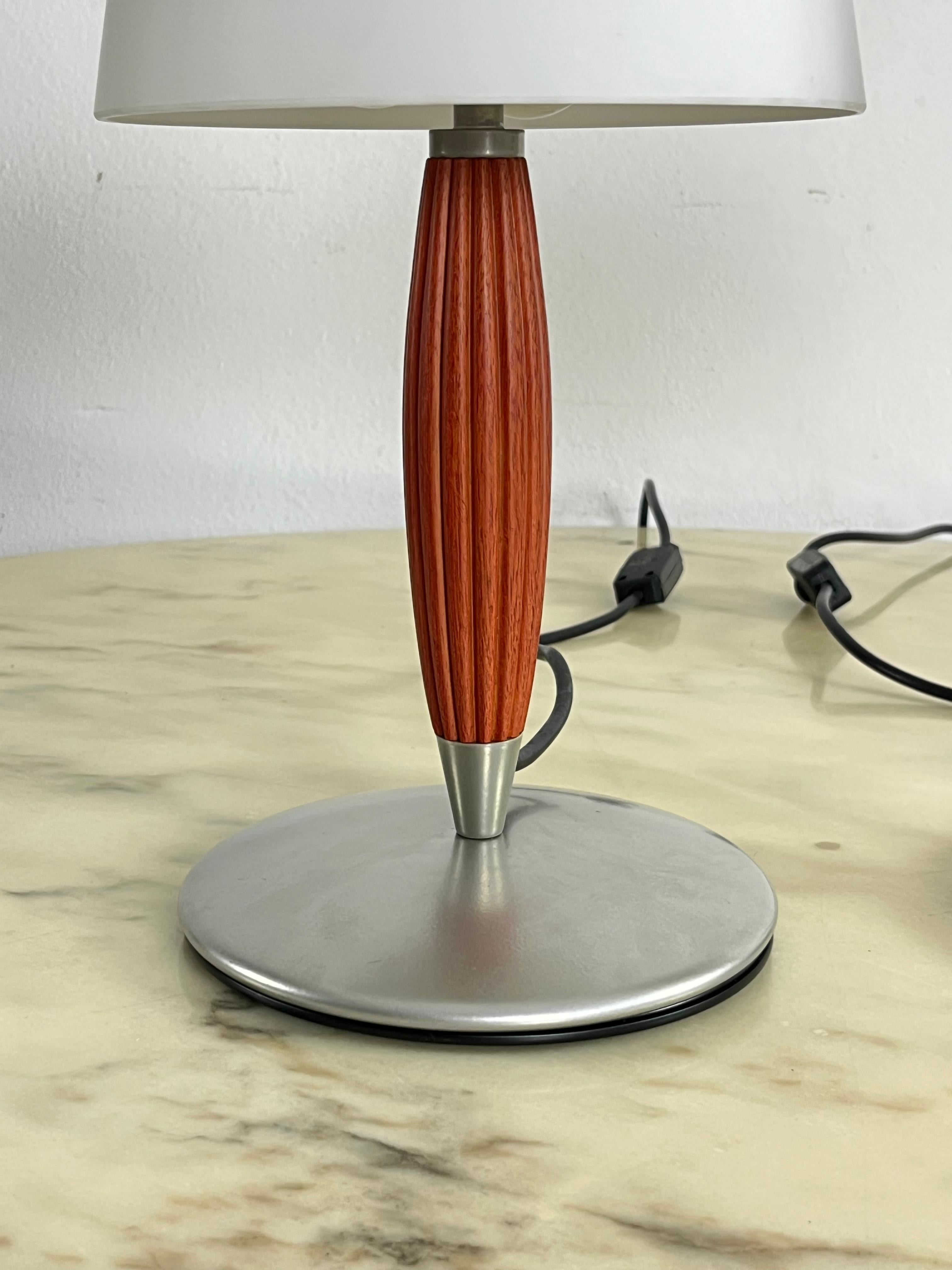 2er-Set De Majo Murano Glas Tischlampen, 1980er Jahre im Angebot 4
