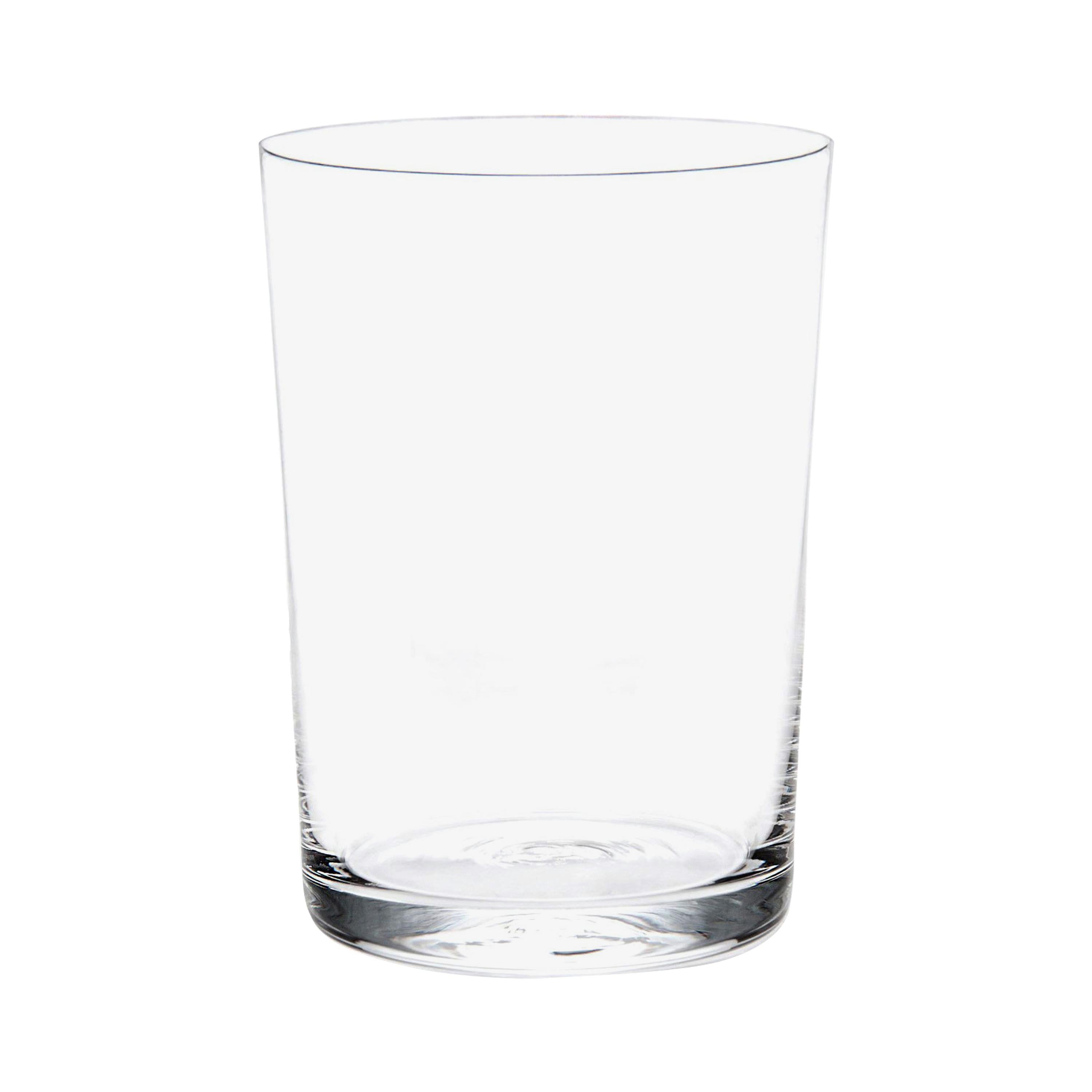 Set of 2 Deborah Ehrlich Simple Crystal Water Glasses, Hand Blown in Sweden