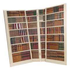 Set of 2 Decorative Faux Book Binding  Doors / Screen