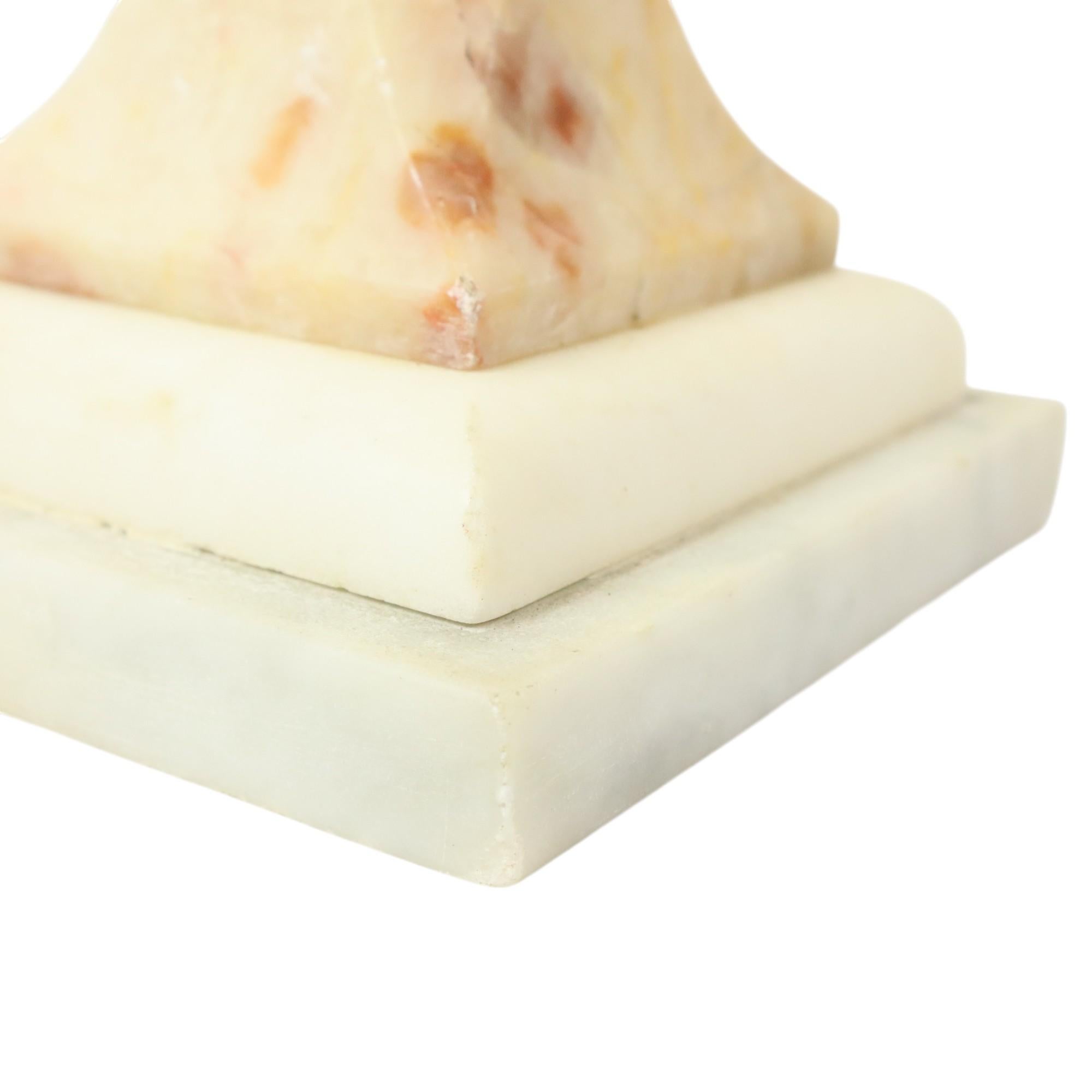 Set of 2 Decorative Marble Pillars Columns Classic 35cm For Sale 11