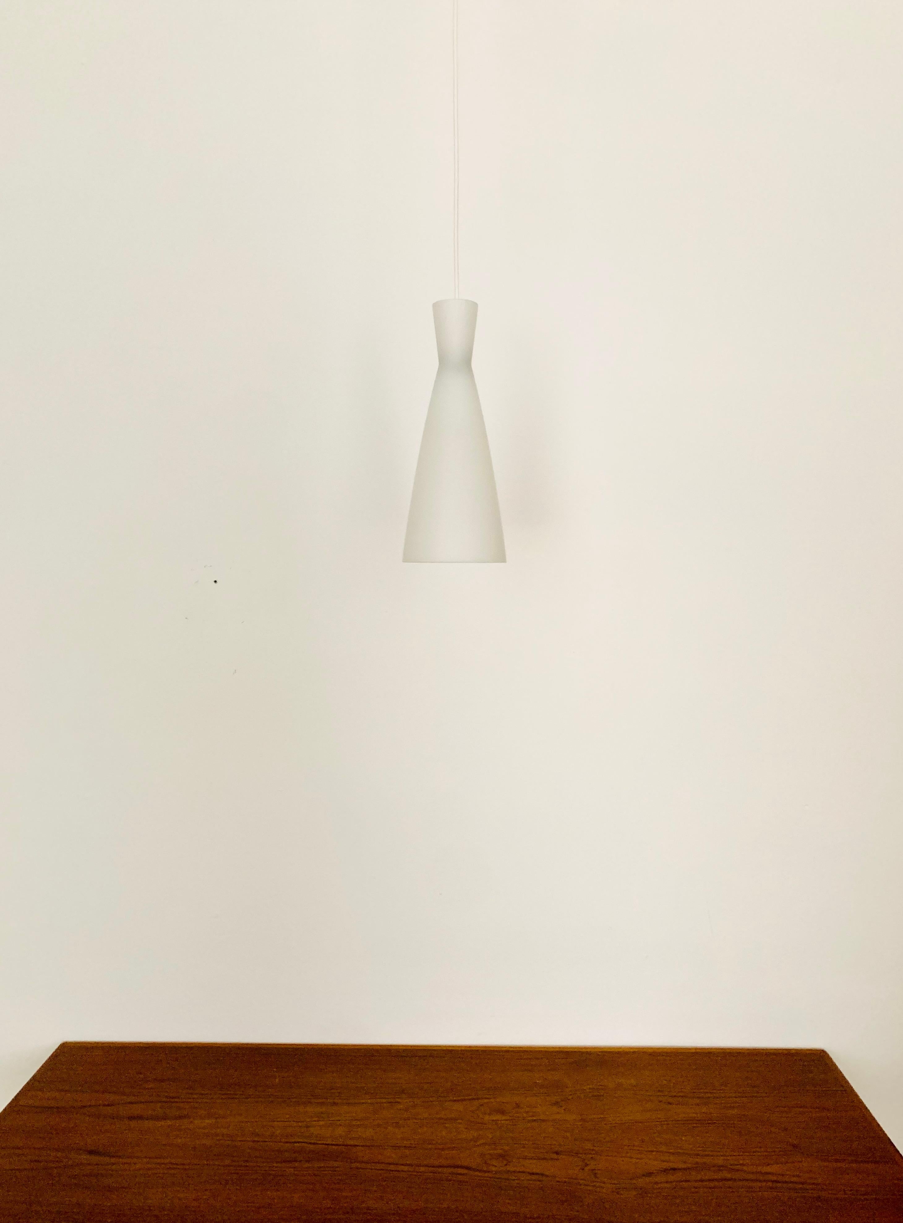 Mid-20th Century Set of 2 Diabolo Glass Pendant Lamps by Aloys Gangkofner for Peill and Putzler For Sale