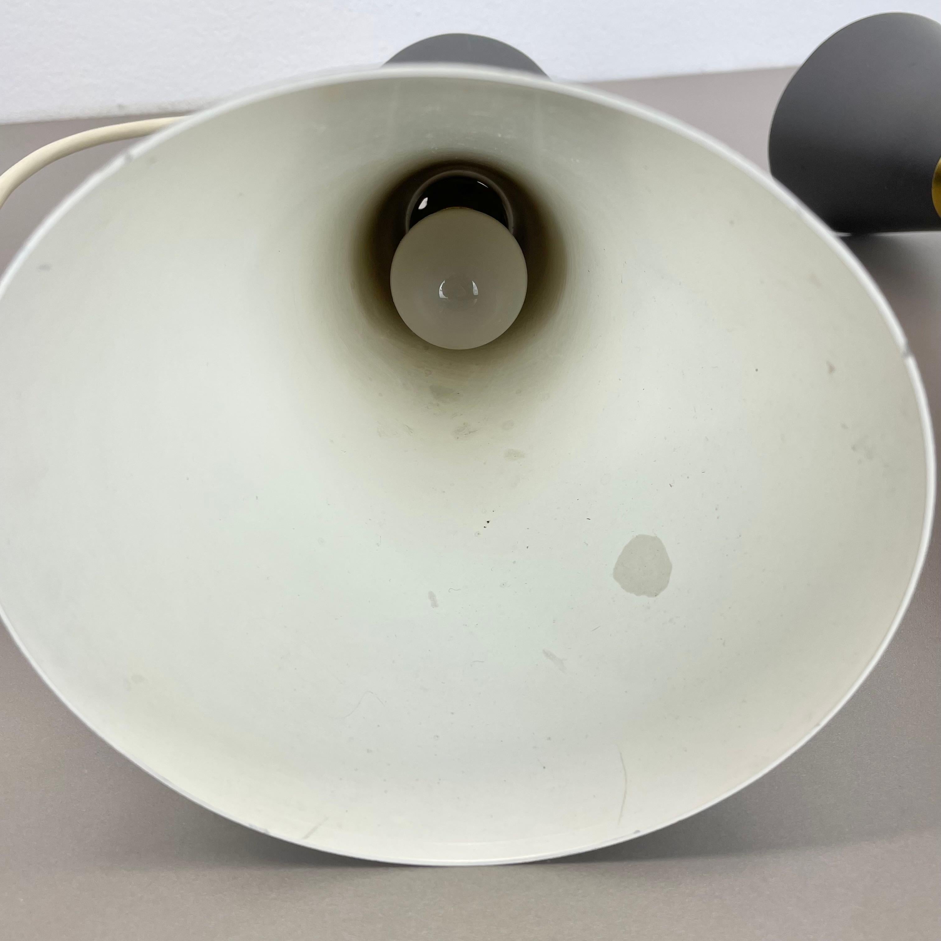 set of 2 Diabolo Stilnovo Style Metal Hanging Light, BAG TURGI, Switzerland 1950 For Sale 6