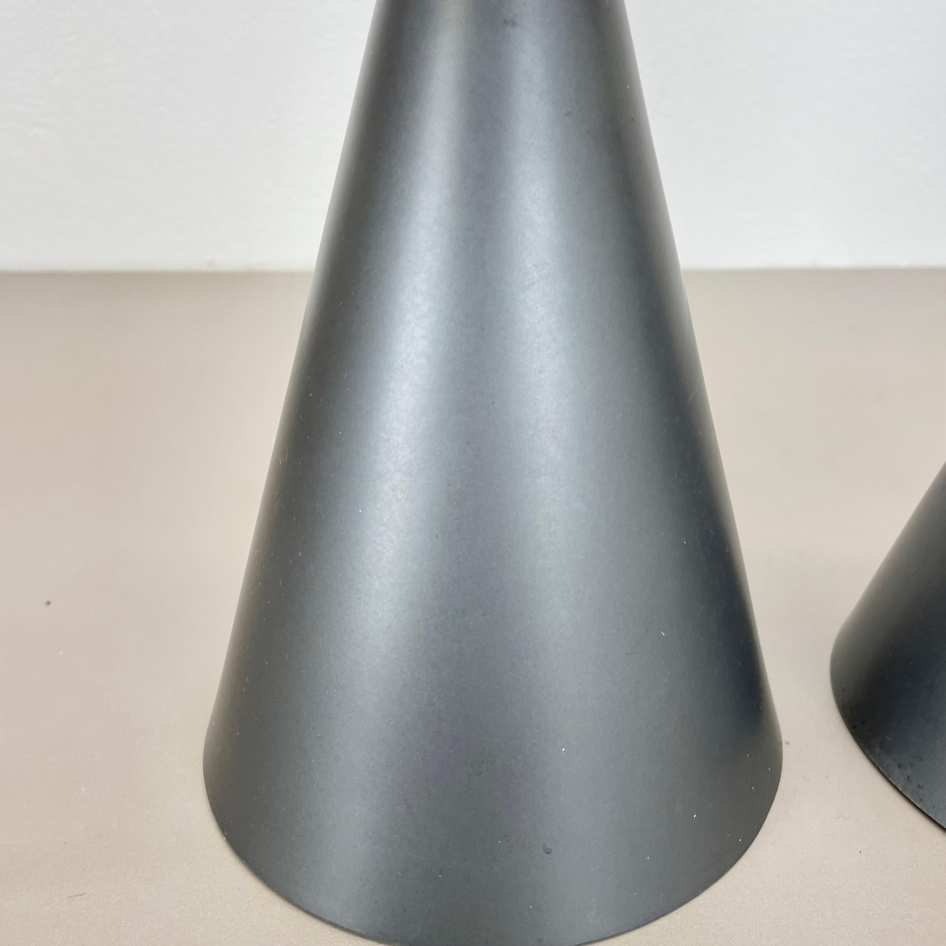 set of 2 Diabolo Stilnovo Style Metal Hanging Light, BAG TURGI, Switzerland 1950 For Sale 2