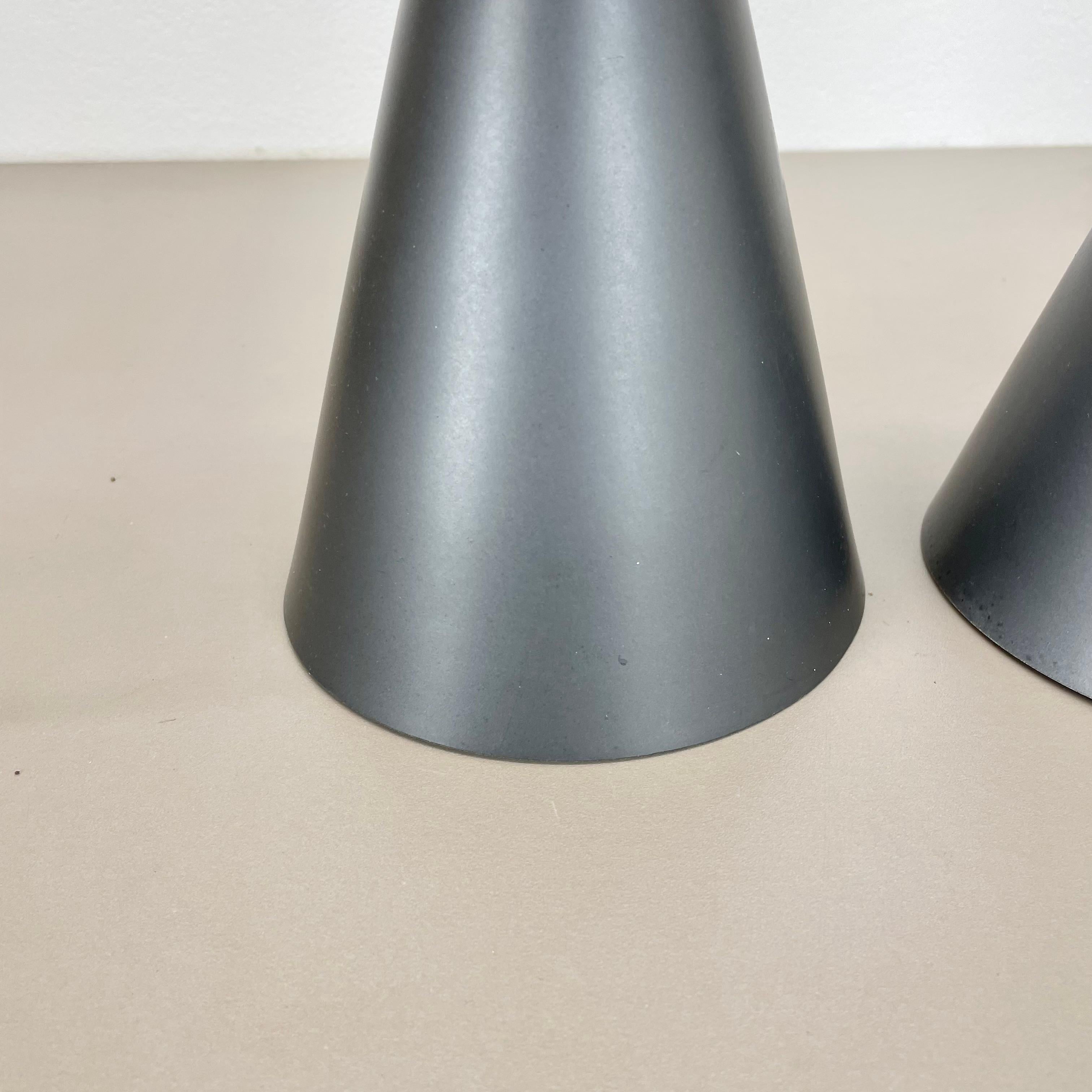 set of 2 Diabolo Stilnovo Style Metal Hanging Light, BAG TURGI, Switzerland 1950 For Sale 3