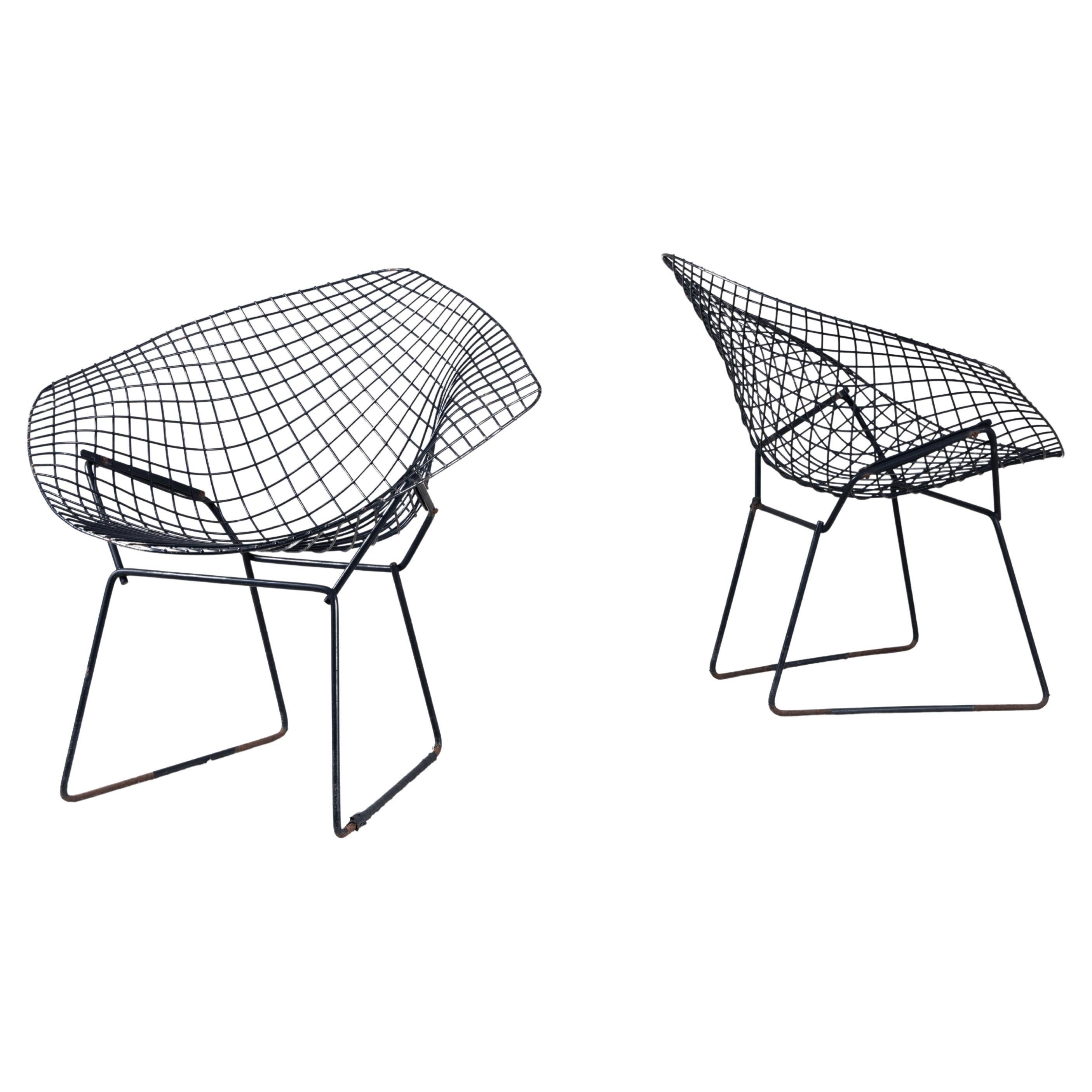 Set di 2 sedie Diamond, Harry Bertoia, Knoll International