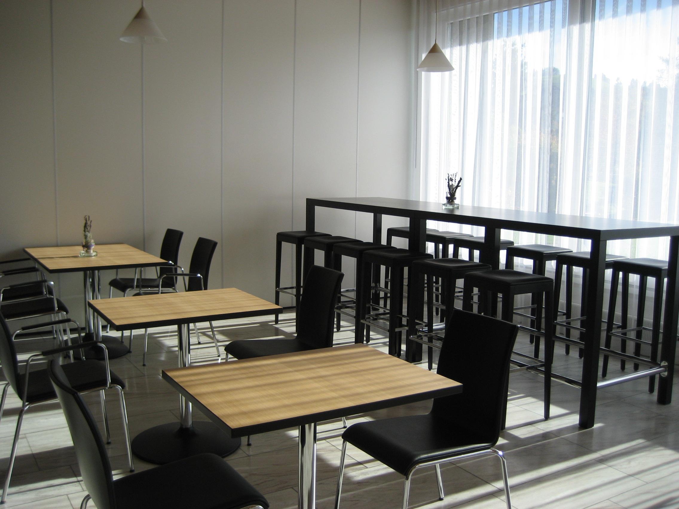 Européen Ensemble de 2 chaises de salle à manger minimalistes Dietiker Poro S avec bras, fabriquées en Suisse en vente