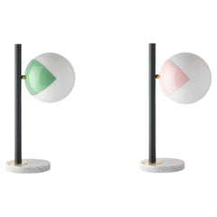 Set of 2 Dimmable Table Lamp Pop-Up Black by Magic Circus Editions