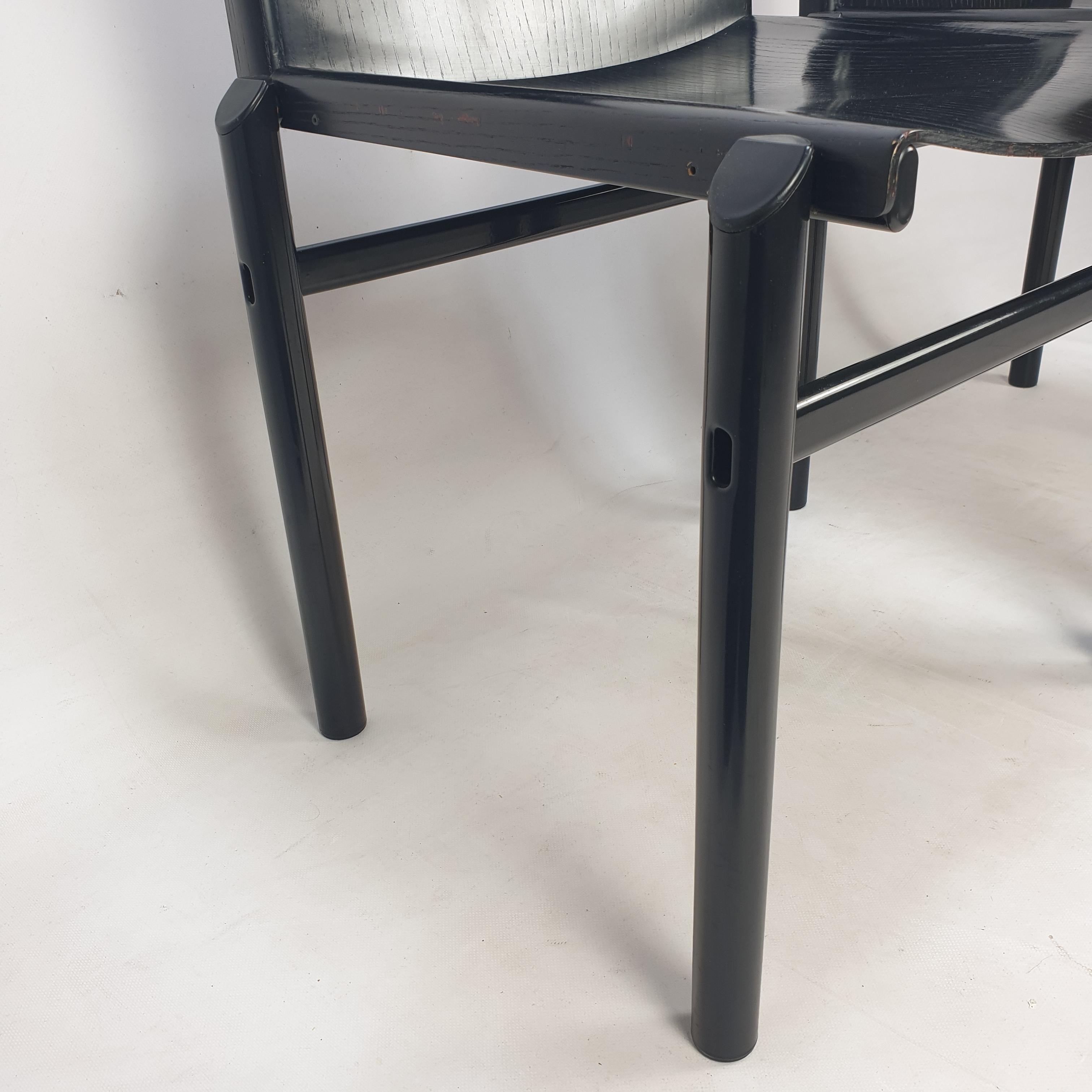 Set of 2 Dining Chairs by Afra & Tobia Scarpa, Italy, 1970's For Sale 6
