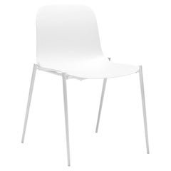 Set of 2 Dogo White Chair by Roberto Paoli