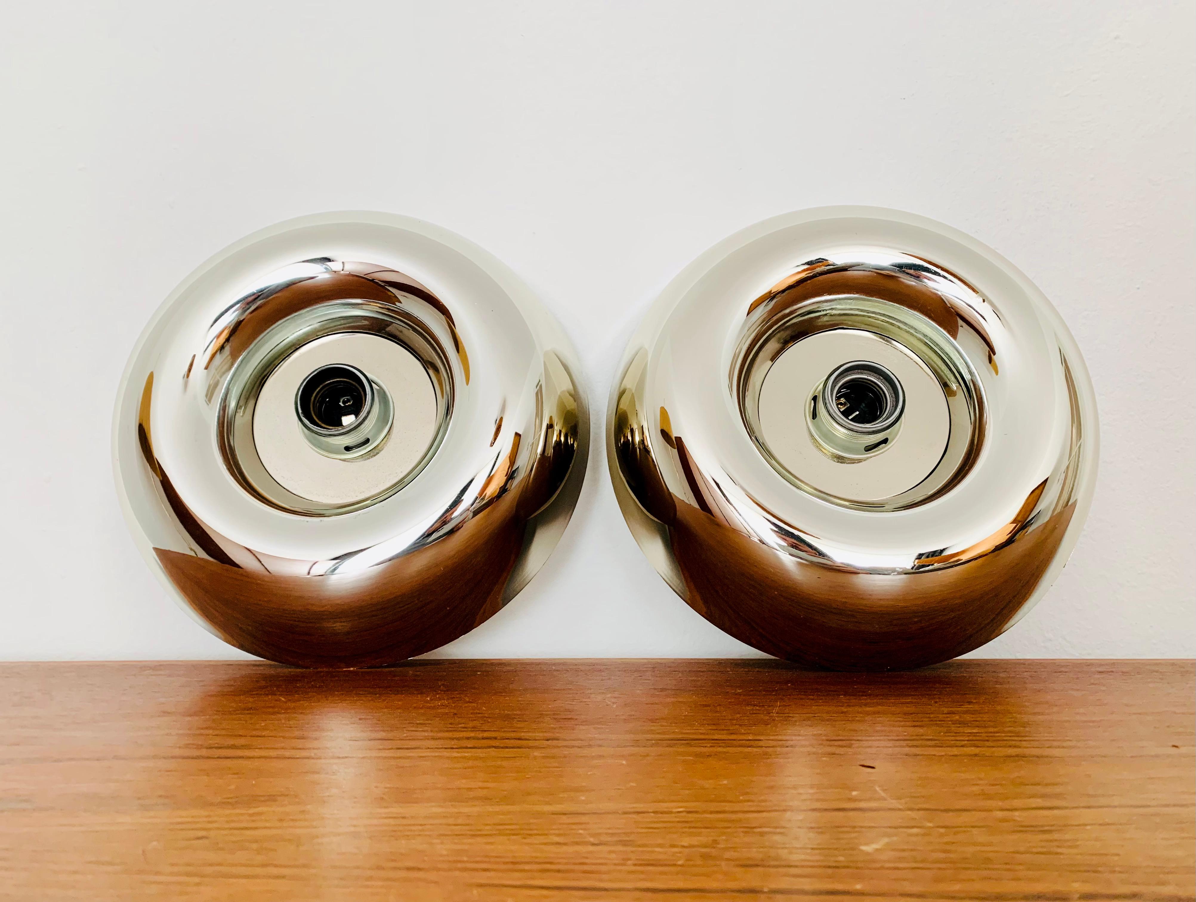 Set of 2 donut wall or ceiling lamps 2