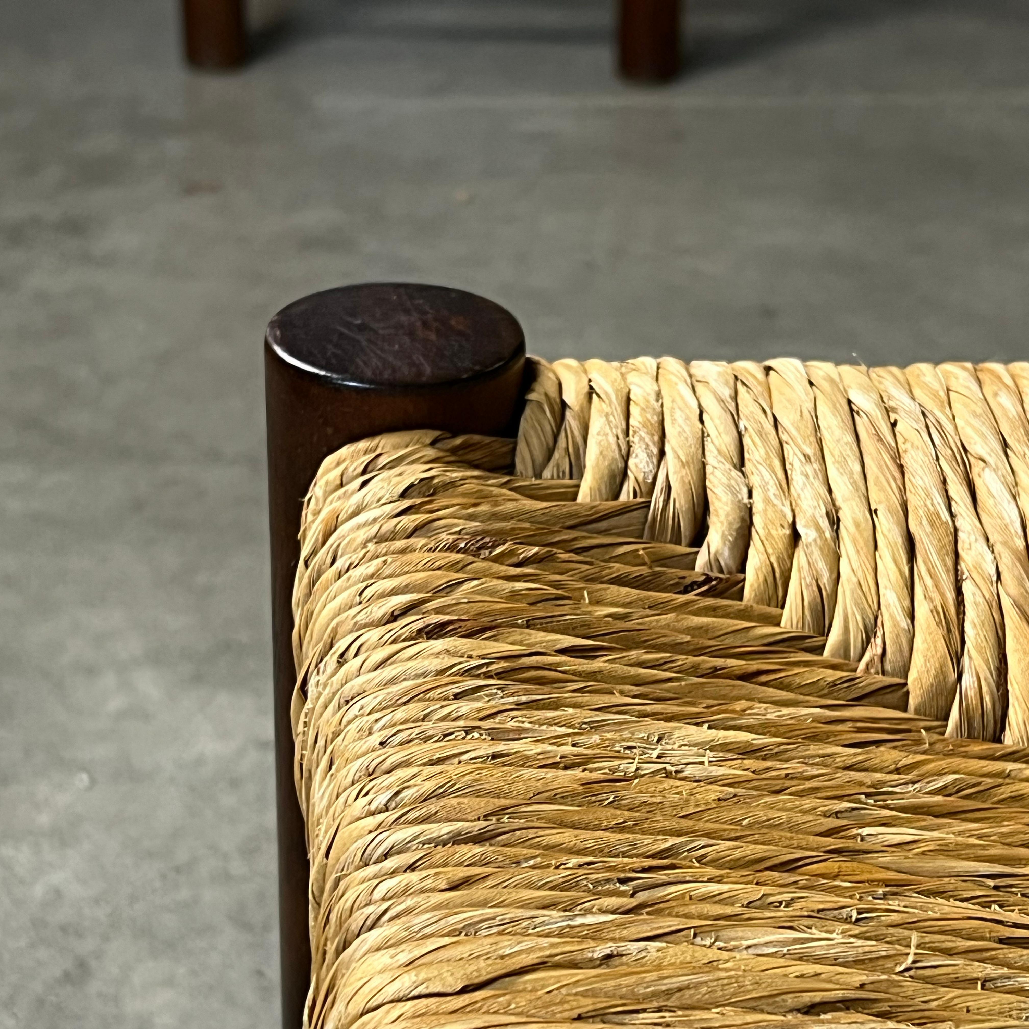 Ensemble de 2 tabourets Dordogne dans le style de Charlotte Perriand pour Robert Sentou 2