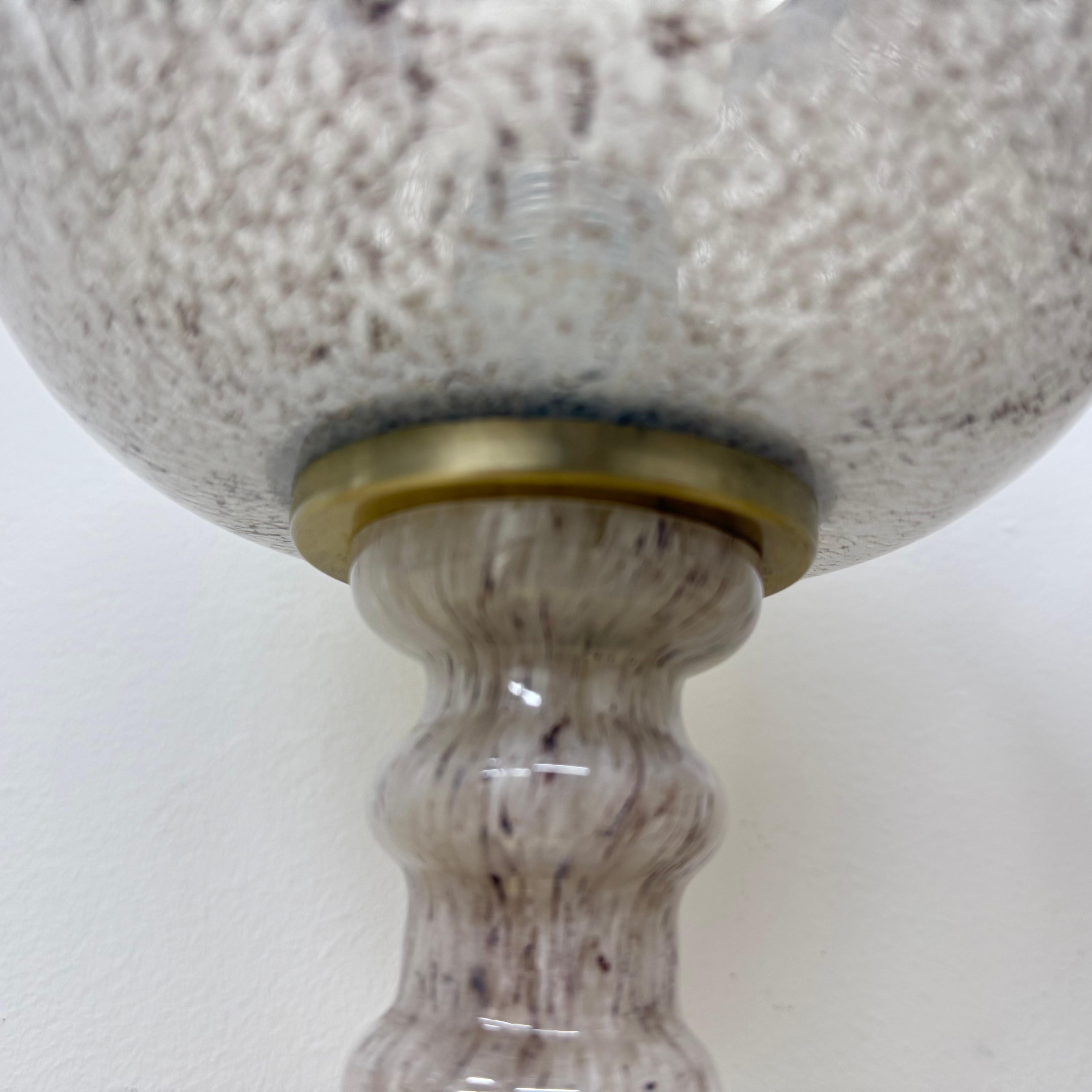 Ensemble de 2 lampes de table Doria Leuchten en verre, Allemagne, années 1970 en vente 3