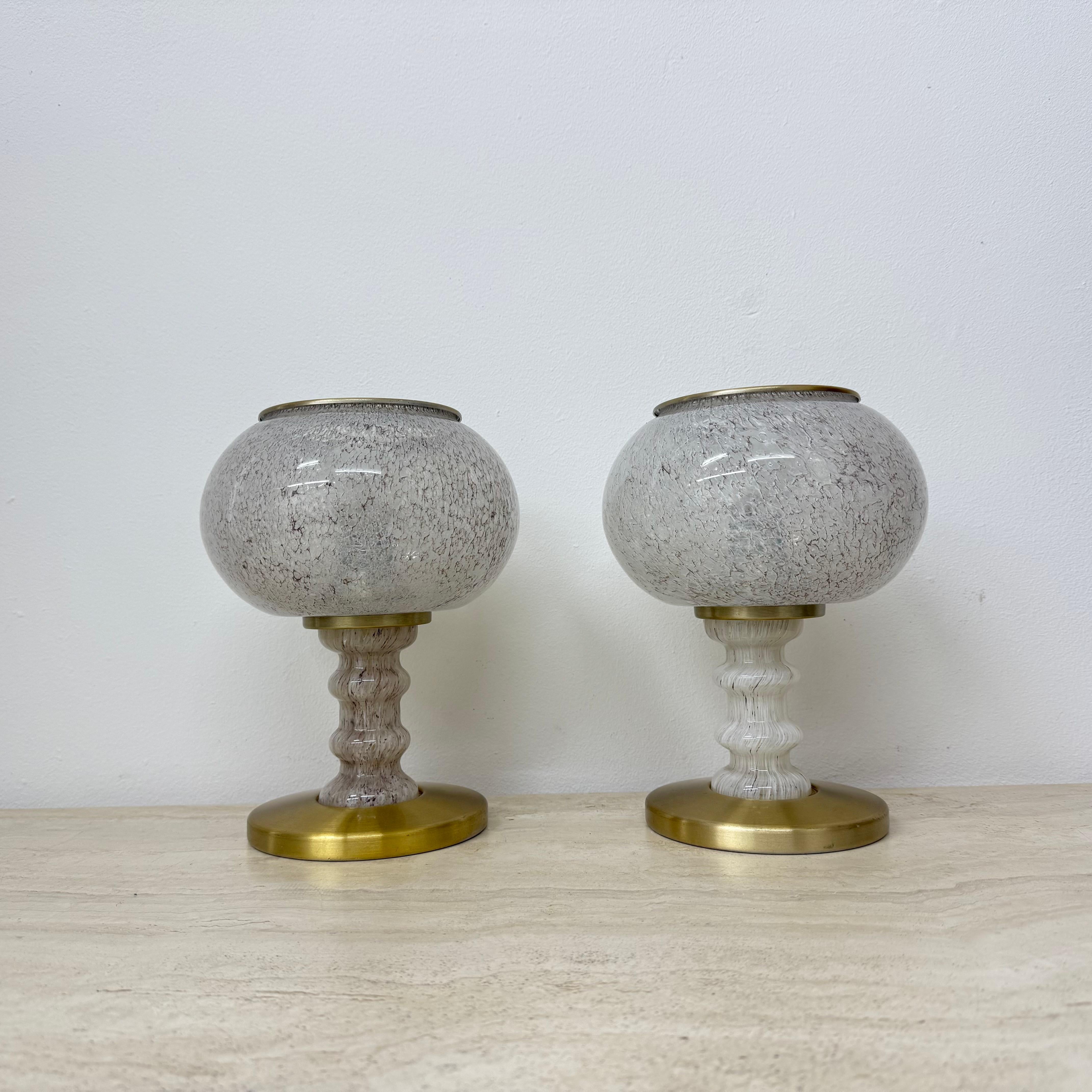 Ensemble de 2 lampes de table , 1970 Allemagne