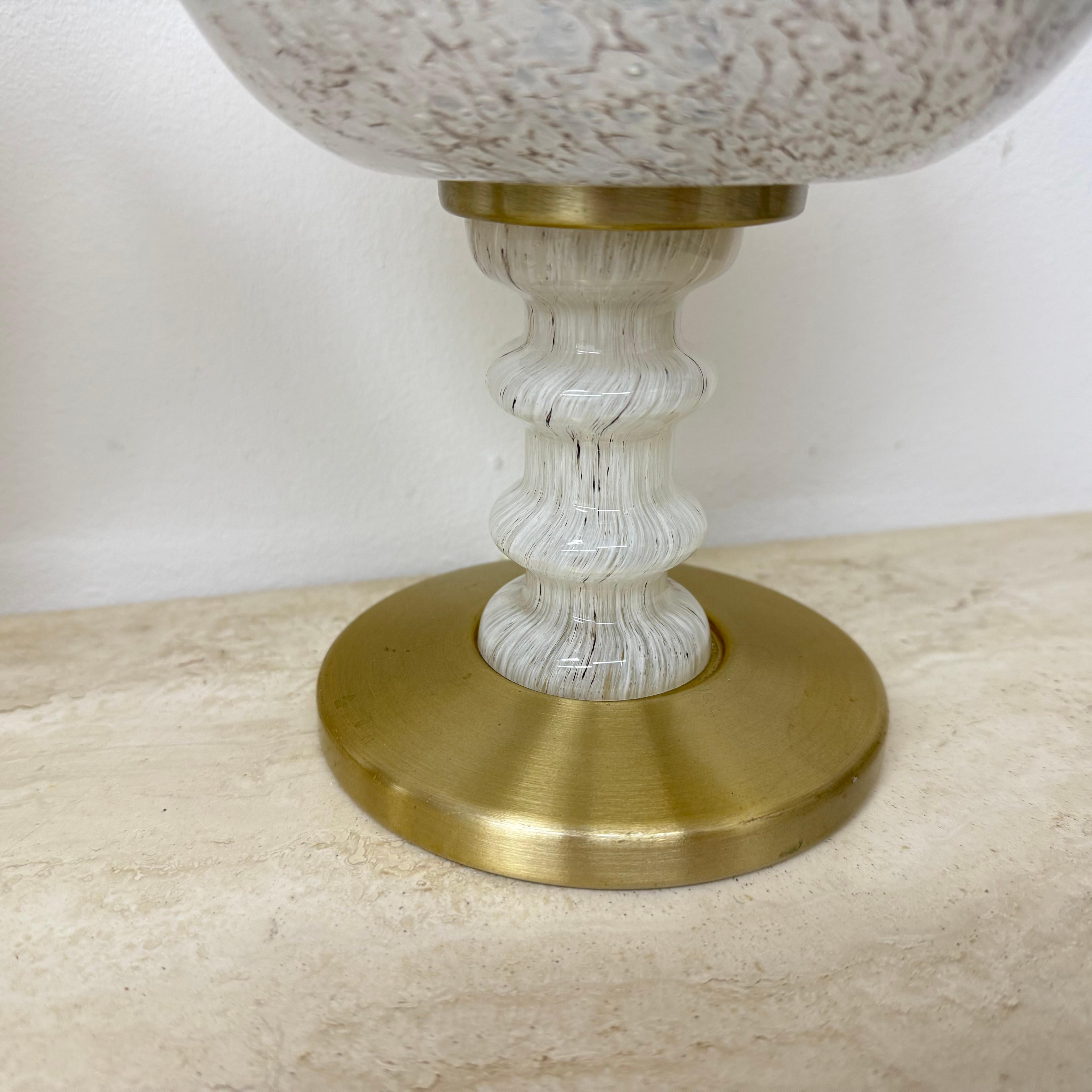 Ensemble de 2 lampes de table Doria Leuchten en verre, Allemagne, années 1970 en vente 1
