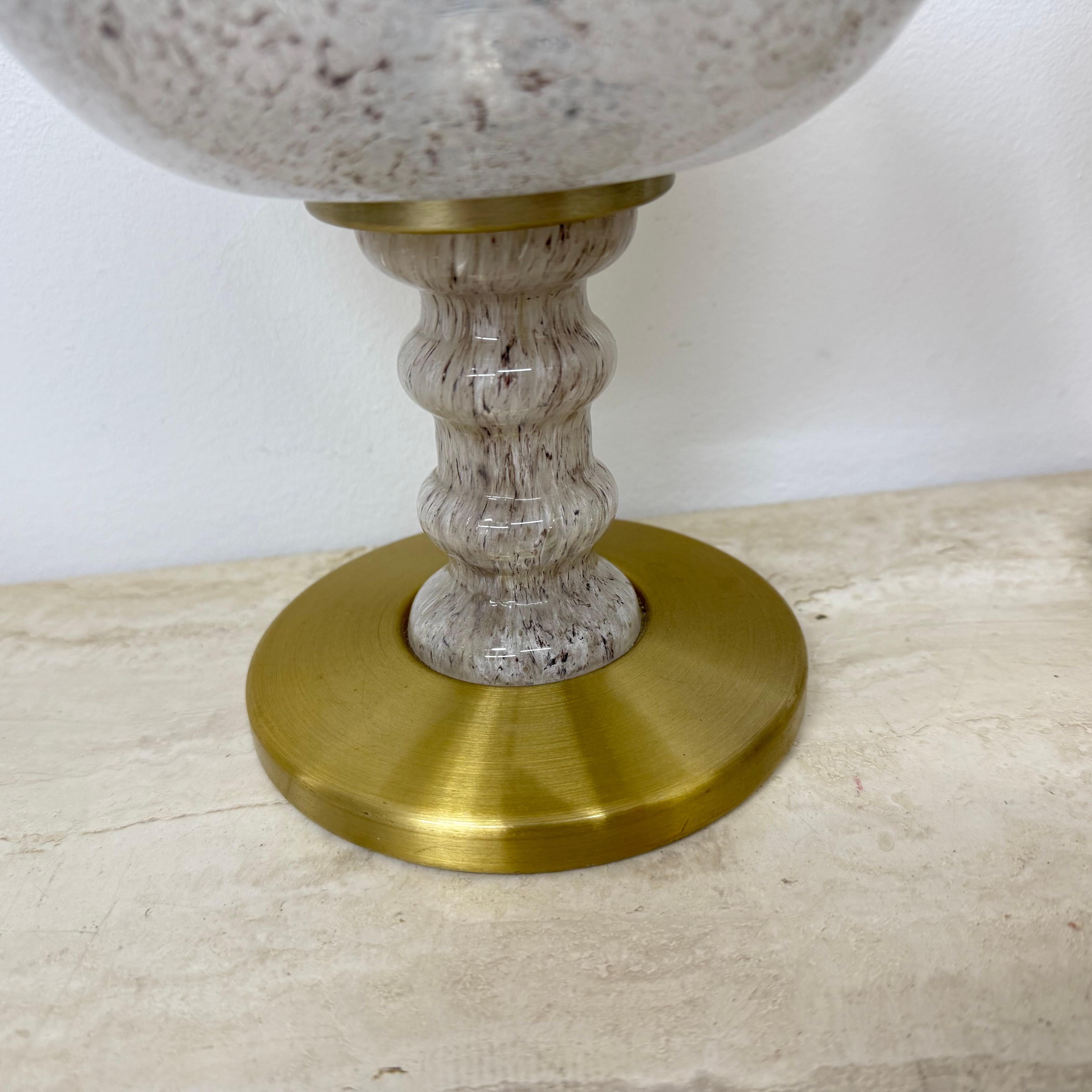Ensemble de 2 lampes de table Doria Leuchten en verre, Allemagne, années 1970 en vente 2