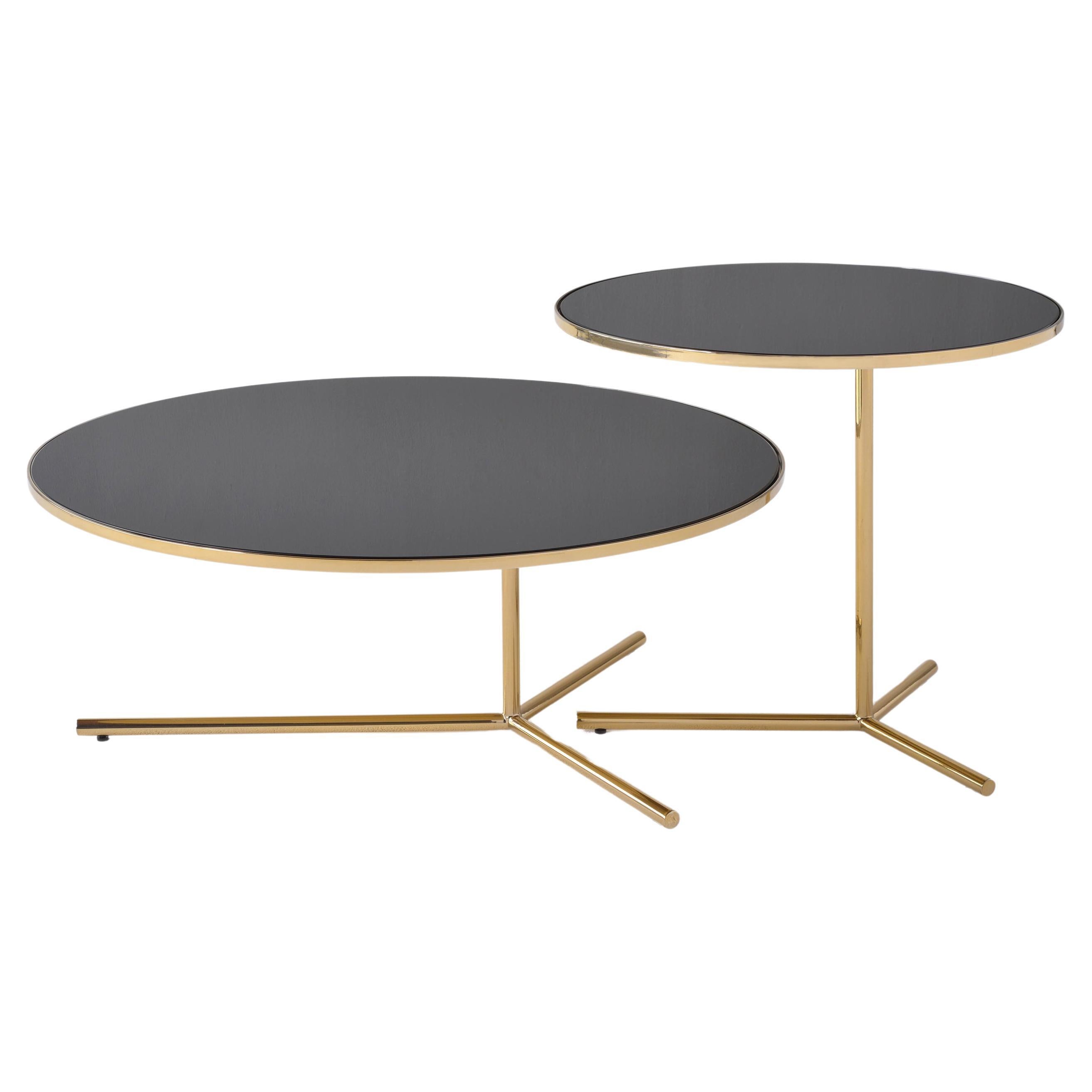 Set Of 2 Downtown Tables by Phase Design For Sale