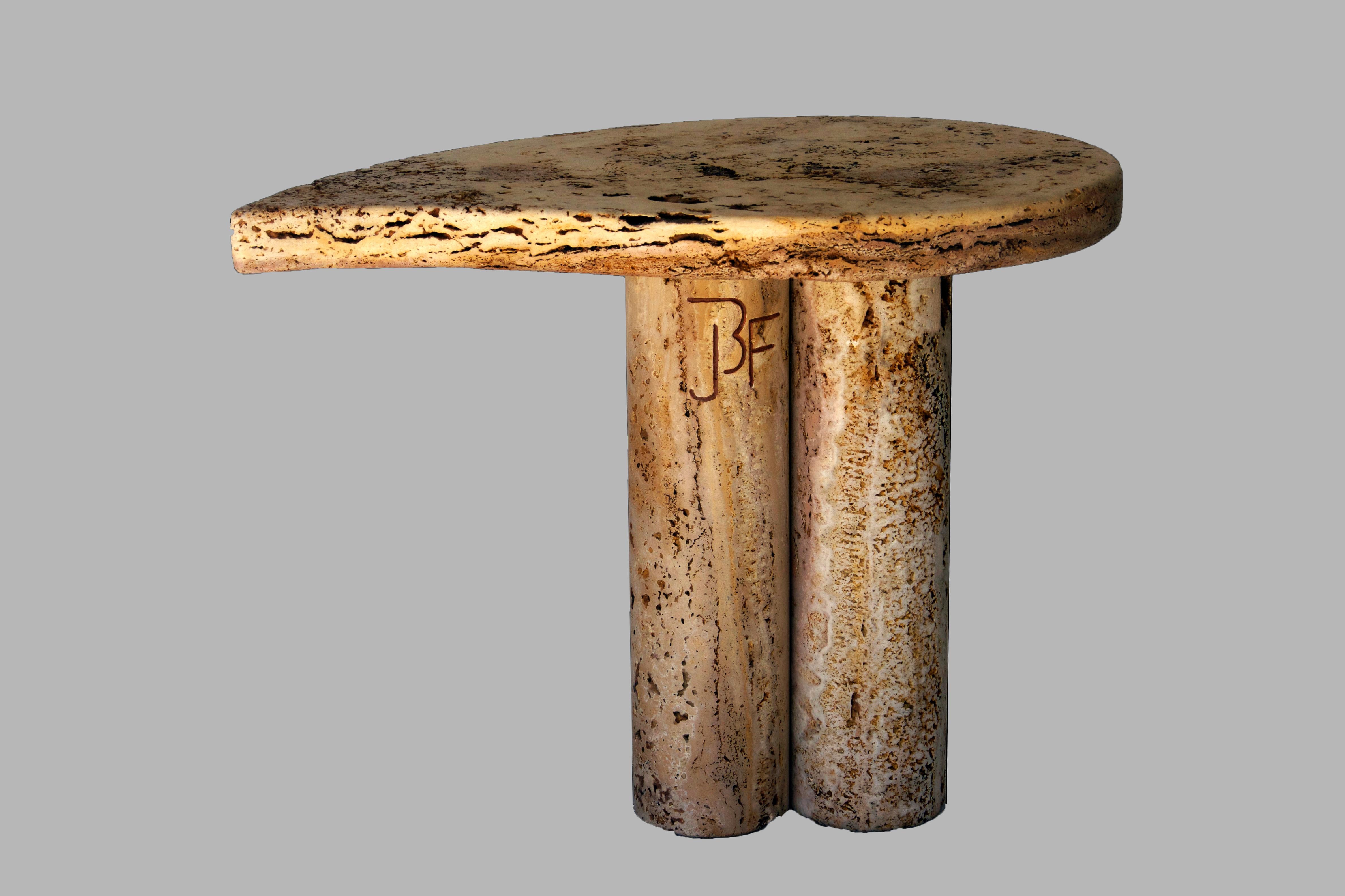 Set of 2 Drop Side Tables by Jean-Fréderic Bourdier 1