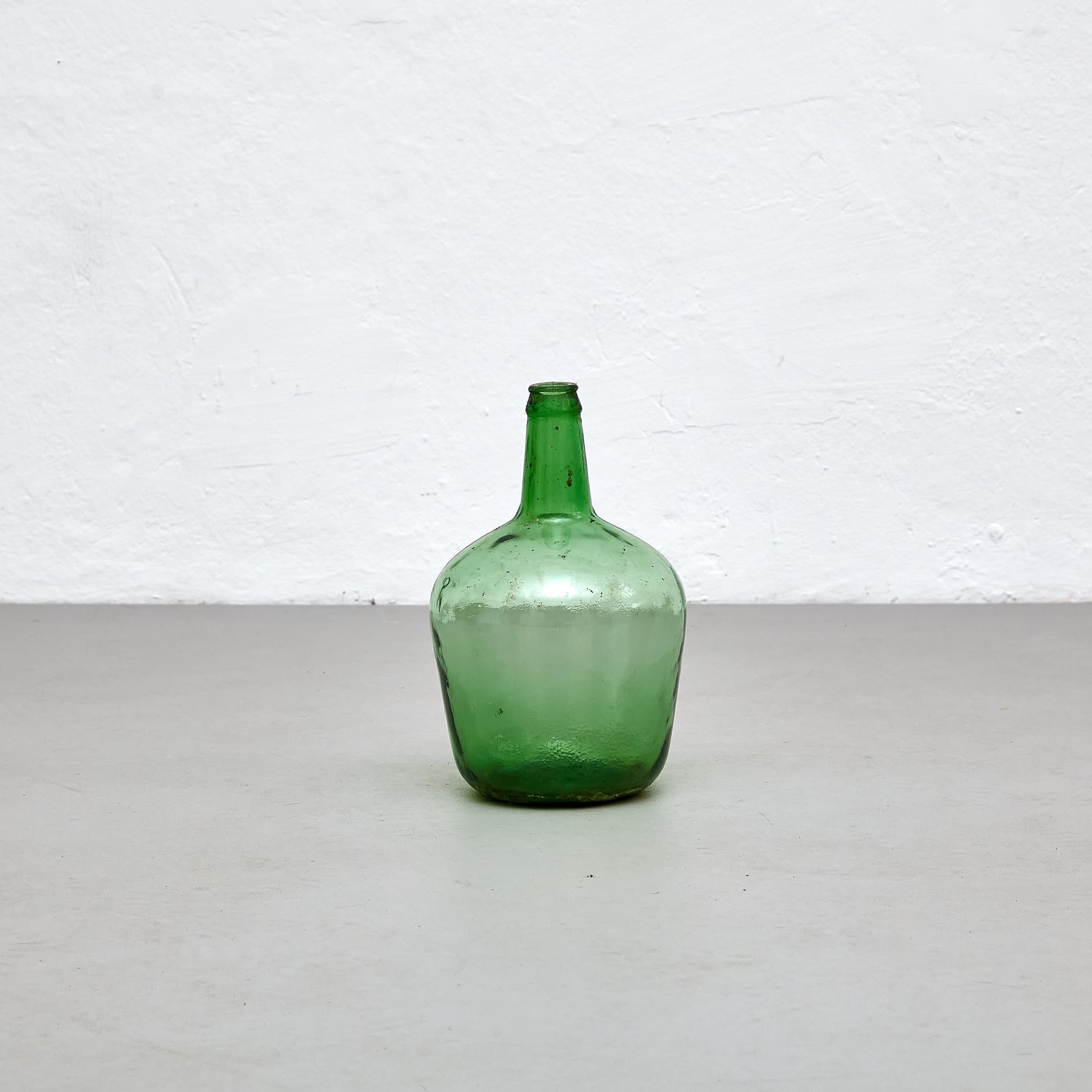 Ensemble de 2 vases à bouteilles en verre espagnol du début du 20e siècle, vers 1940 Bon état - En vente à Barcelona, ES