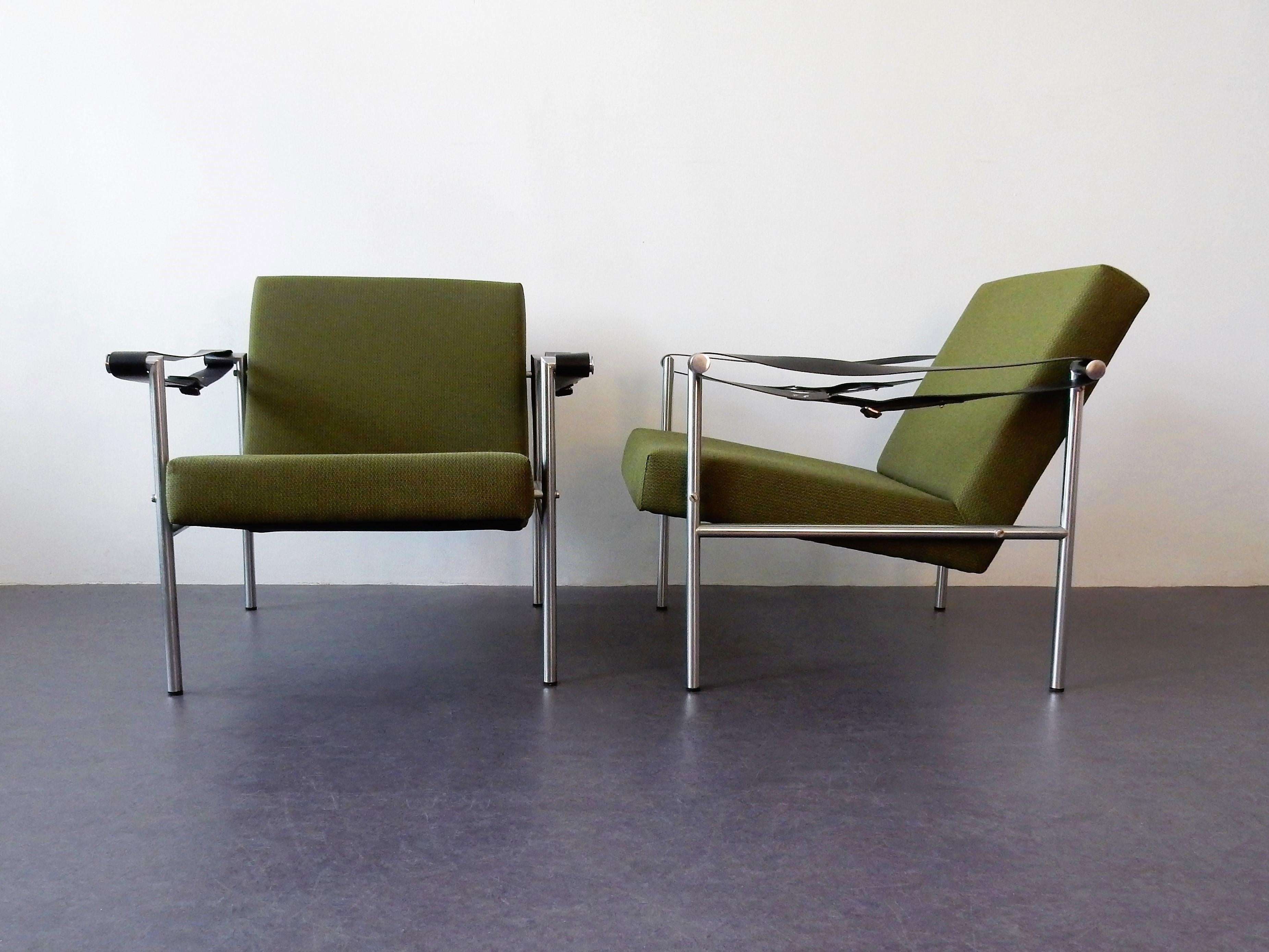 Satz von 2 Easy Chairs von Martin Visser für 'T Spectrum, 1960er Jahre (Moderne der Mitte des Jahrhunderts) im Angebot