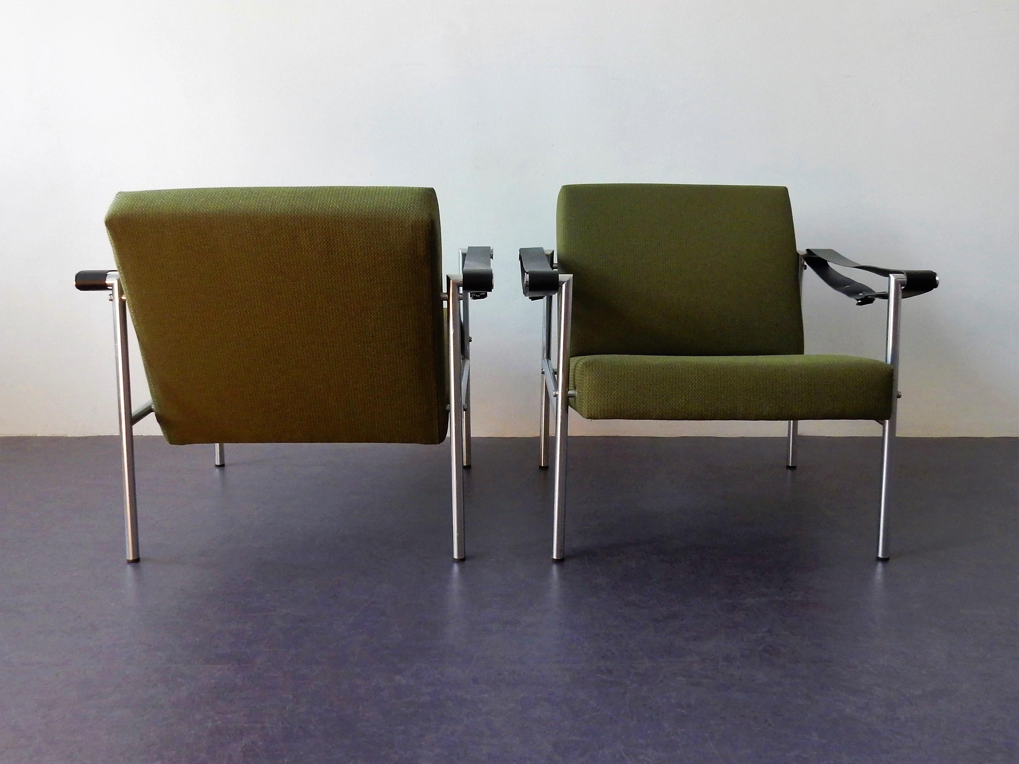 Dutch Set of 2 Easy Chairs by Martin Visser for 'T Spectrum, 1960s For Sale