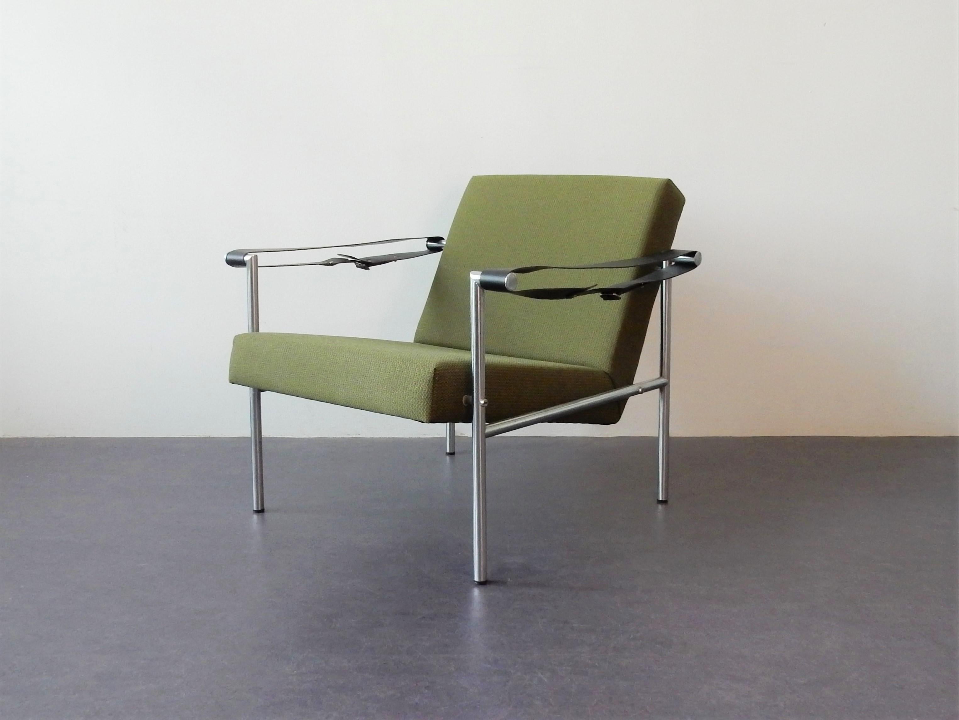 Satz von 2 Easy Chairs von Martin Visser für 'T Spectrum, 1960er Jahre (Metall) im Angebot