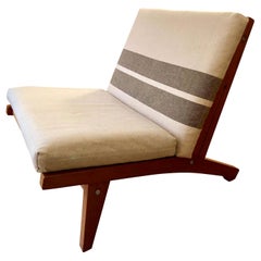 Set of 2 Easy Chairs Hans Wegner Teak Model GE370 for GETAMA