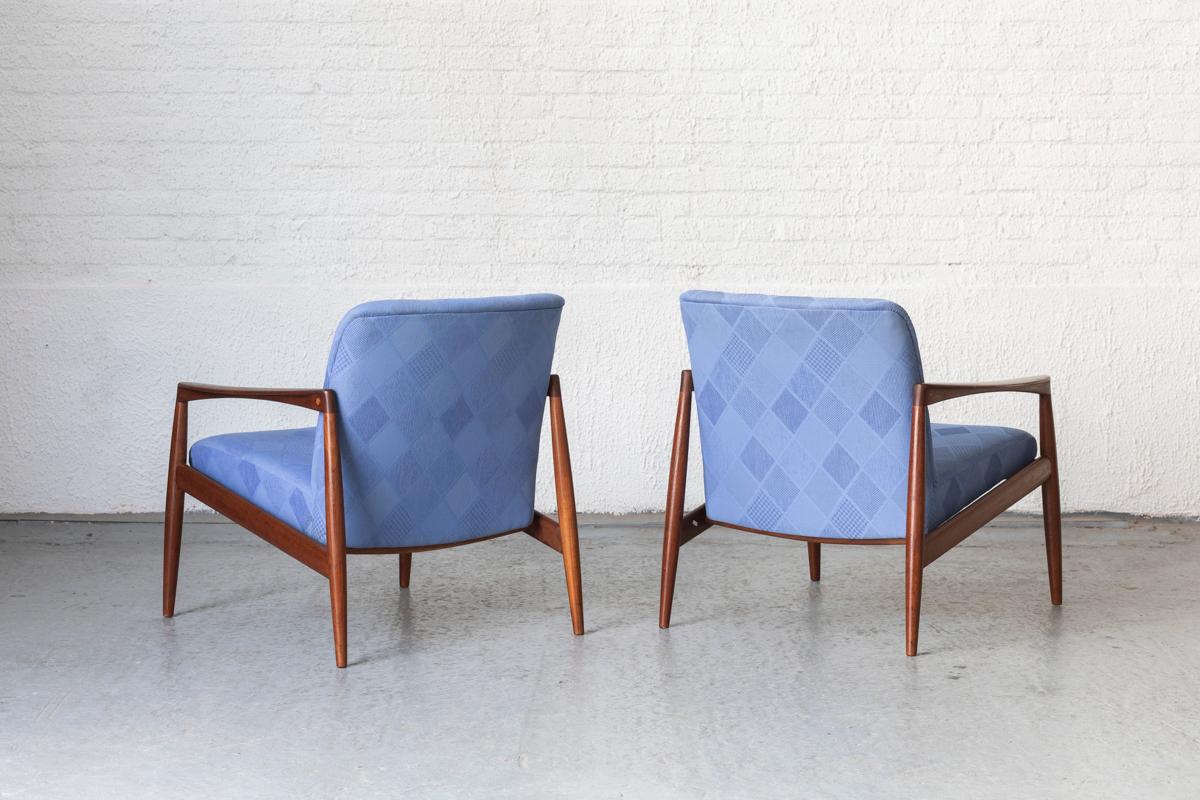Set of 2 easy designed in the style of Kai Kristiansen, Danish design, 1960’s In Good Condition In Antwerpen, BE
