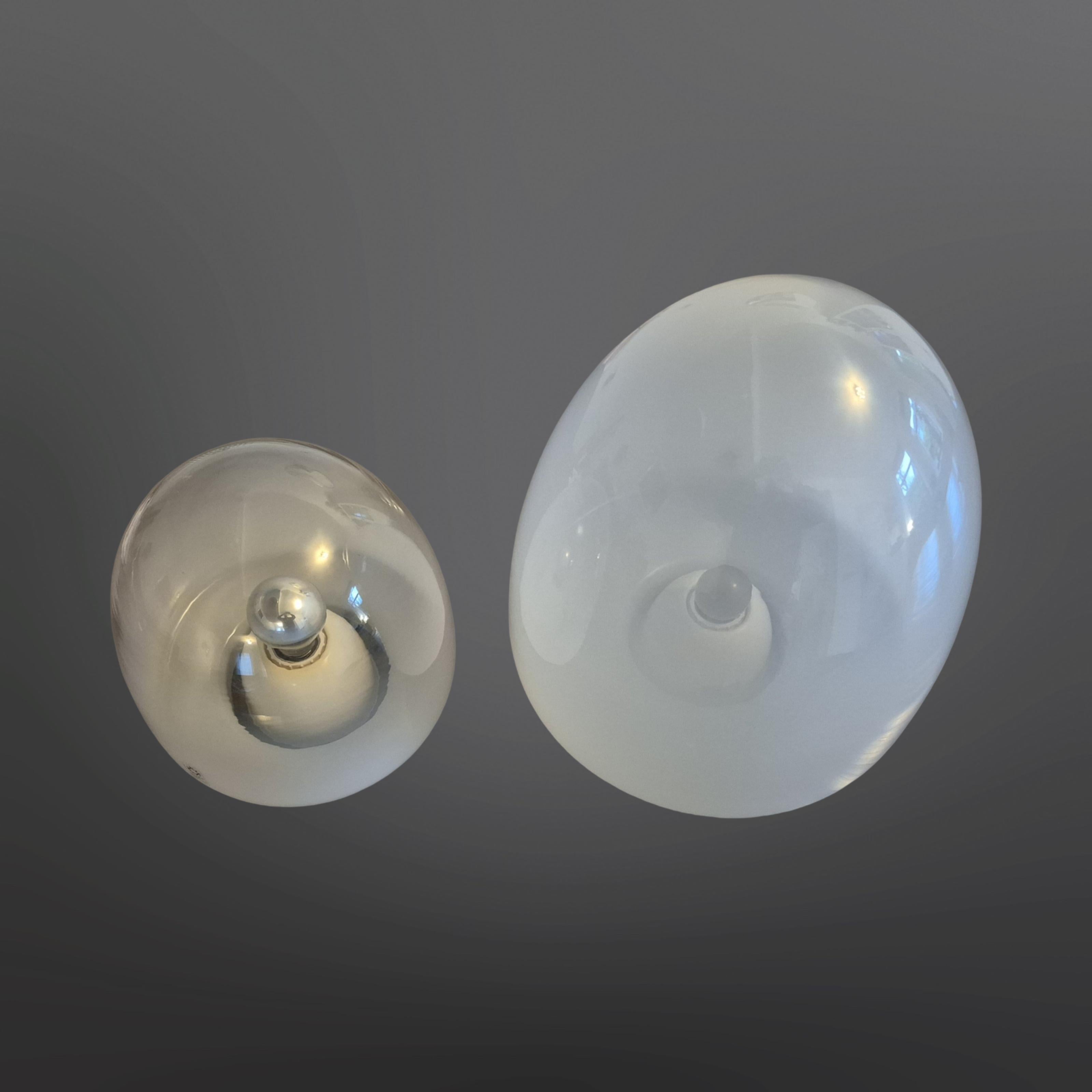 Ensemble de 2 lampes de table Ebe de Giusto Toso pour Leucos, Italie, années 1970 en vente 7