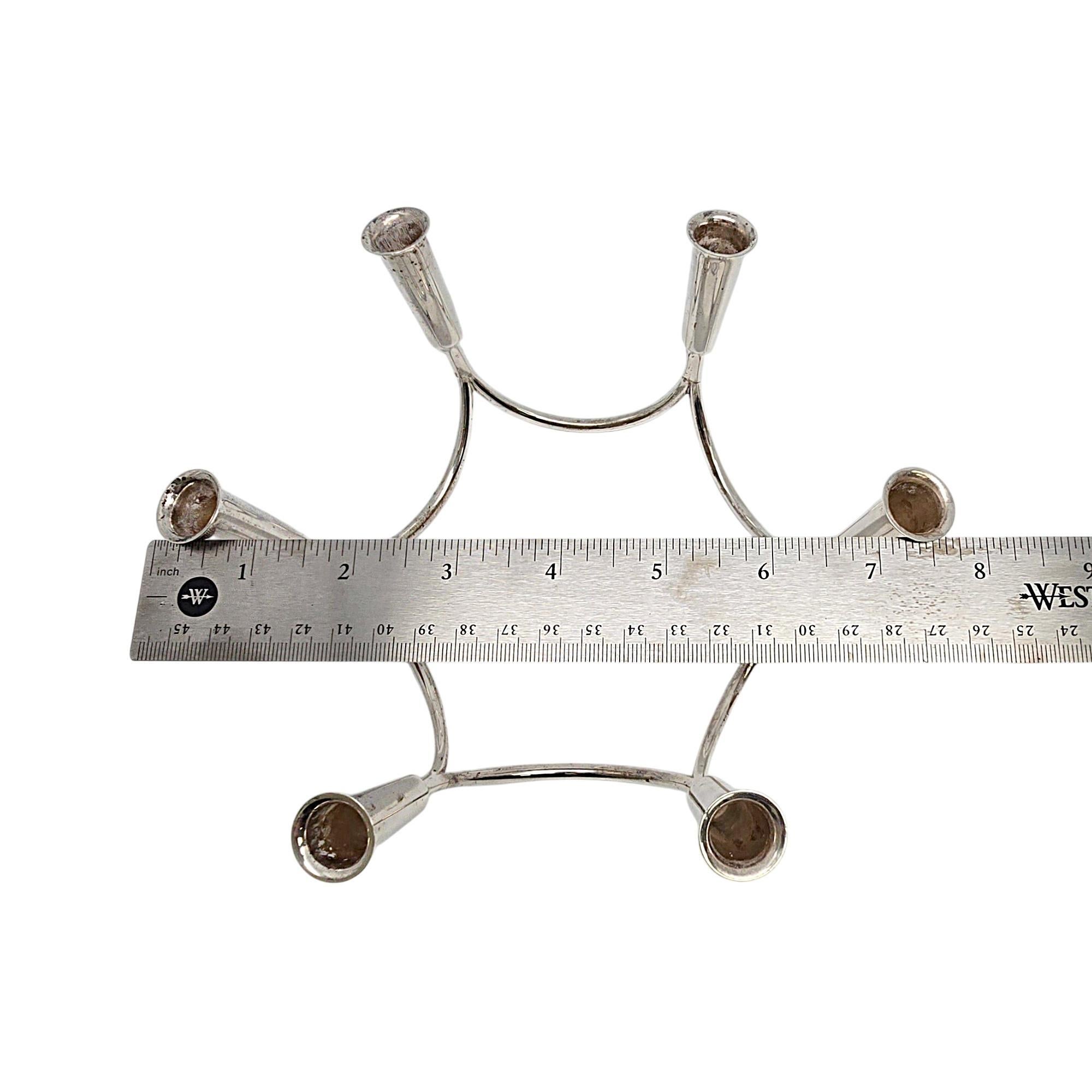 Set di 2 portacandele in argento Eigel Jensen per AS Sterling Denmark 20608 in vendita 5