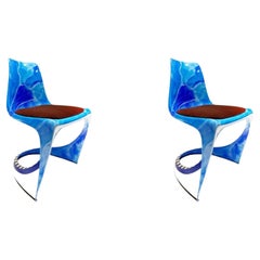 Set of 2 Element 3 Chairs by POLCHA