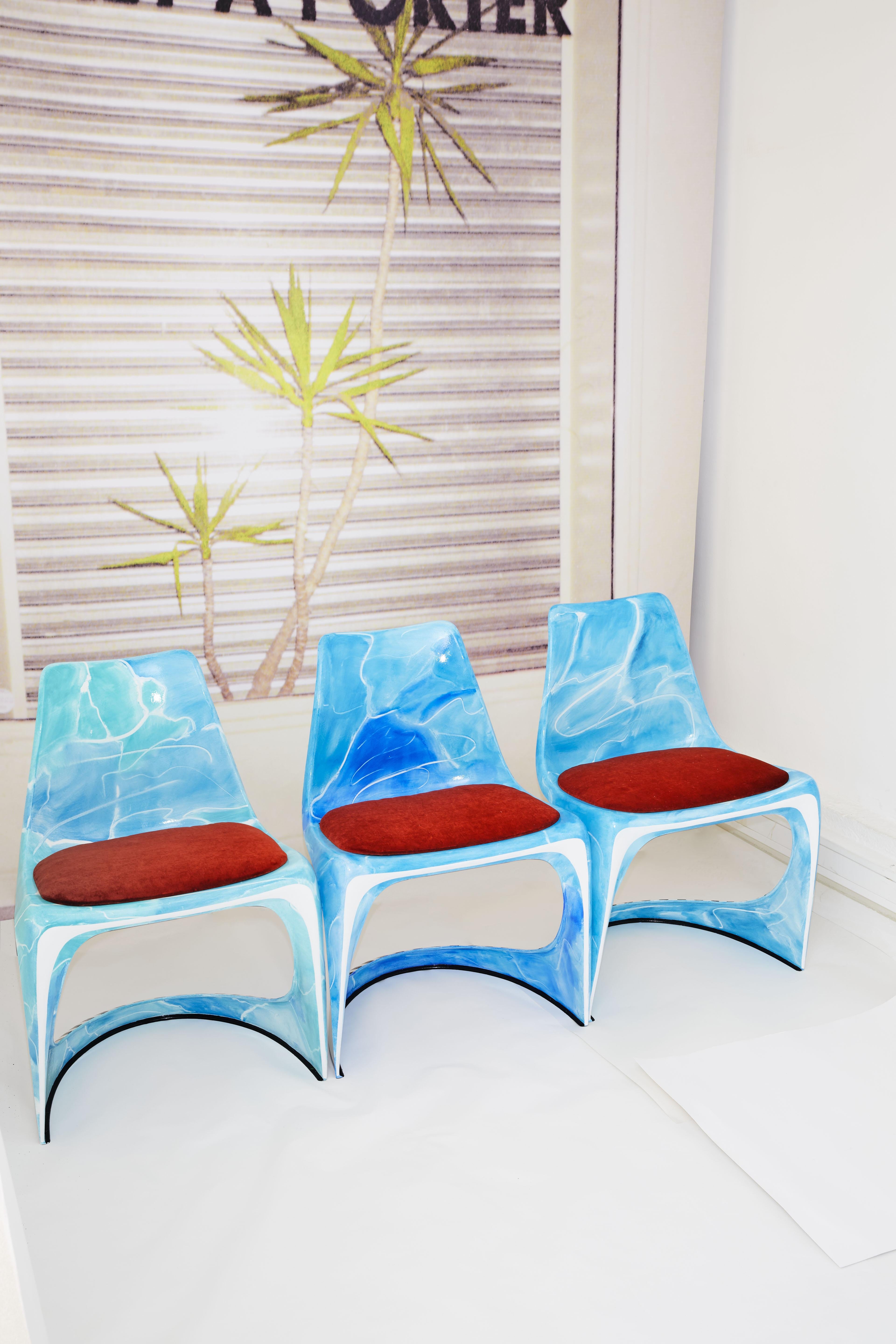 Contemporary Set of 2 Element 5 Chairs by POLCHA