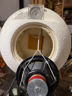 Set of 2 Elipson BS 404 Speakers in Sculptural Fiberglass, France, 1960s