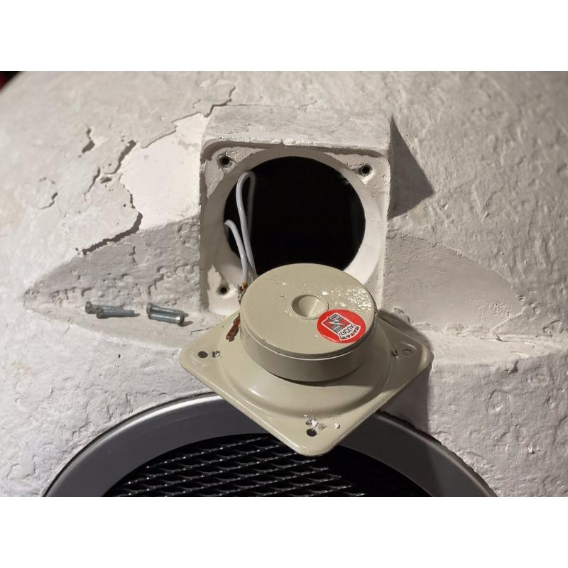 Intonaco Set di 2 altoparlanti Elipson BS 404 in fibra di vetro scultorea, Francia, anni '60 in vendita