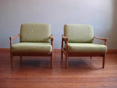 Set of 2 Erik Wørtz Chairs "Kolding" Chairs for IKEA, 1960a