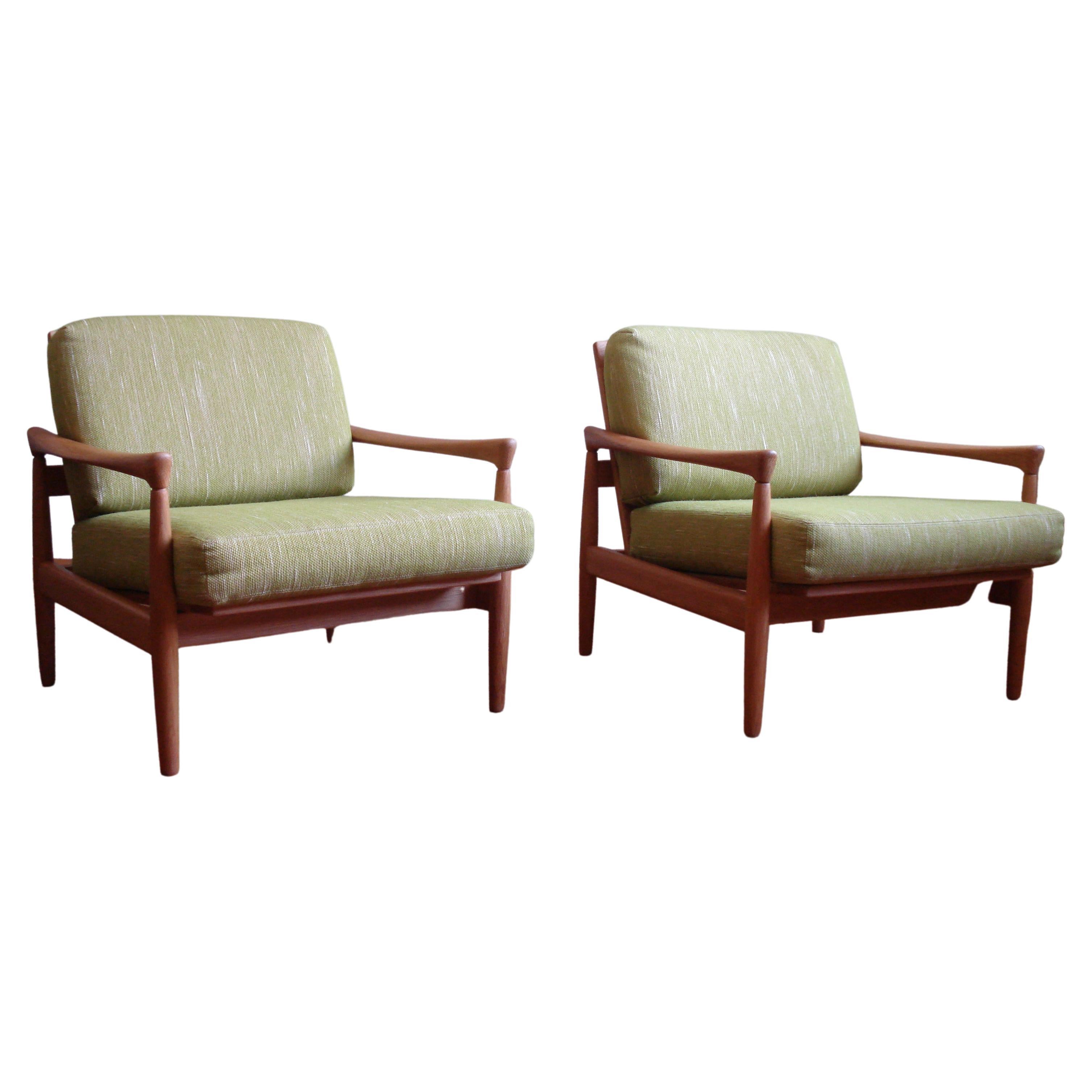 Set of 2 Erik Wørtz Chairs "Kolding" Chairs for IKEA, 1960a For Sale