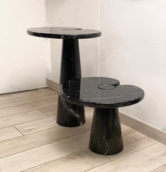 Set of 2 "Eros" Marble Side Tables by Angelo Mangiarotti for Skipper, 1970s