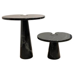 Set of 2 "Eros" Marble Side Tables by Angelo Mangiarotti for Skipper, 1970s